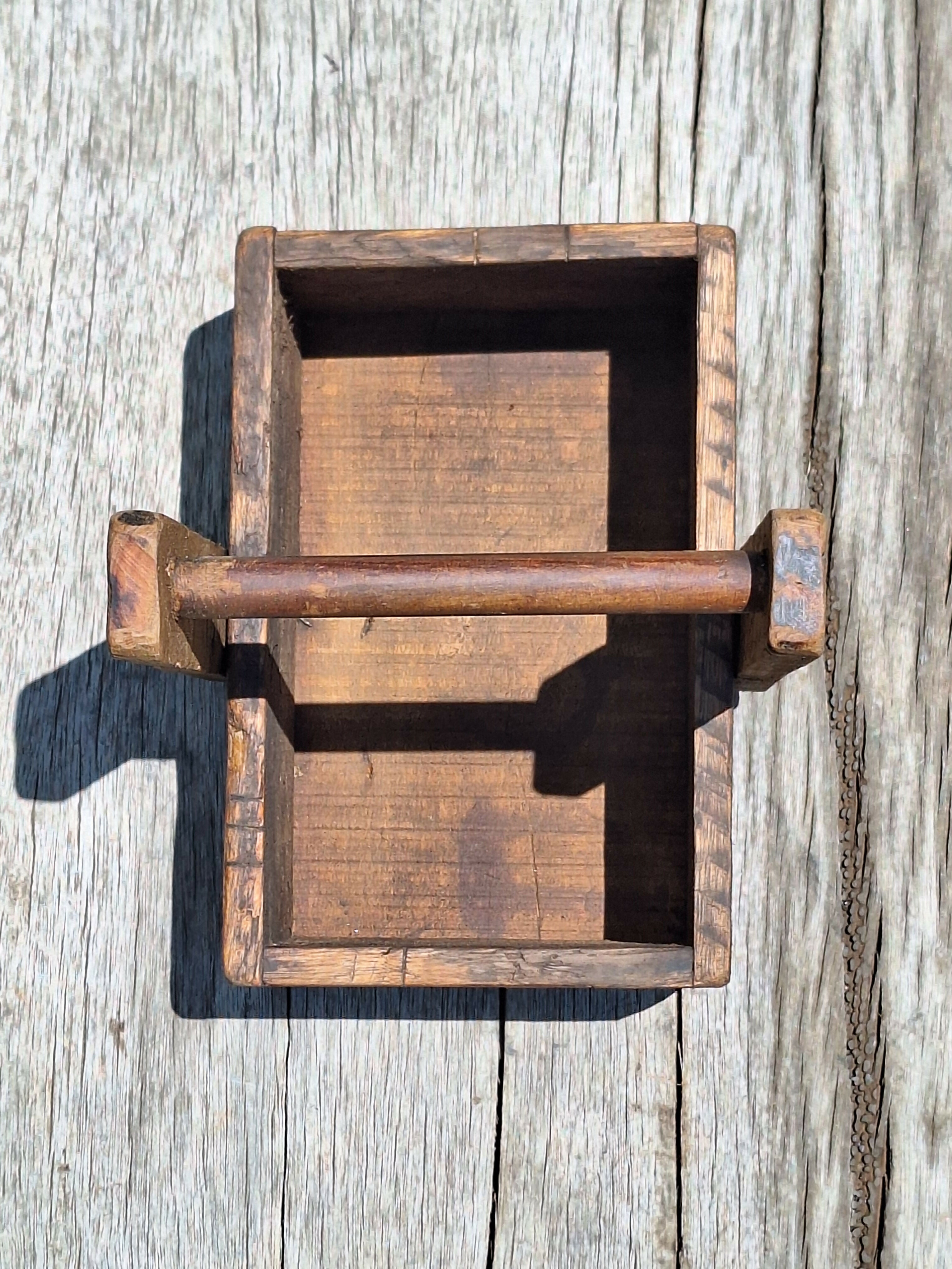 Caixa de Ferramenta Madeira Maciça Garimpo Mineiro