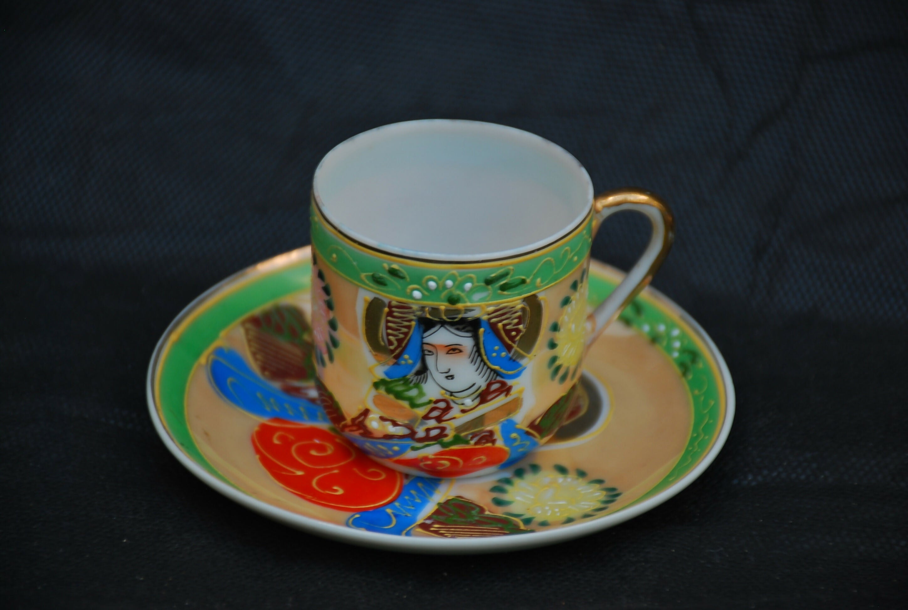 conjunto porcelana japonesa casca de ovo anos 60 , original