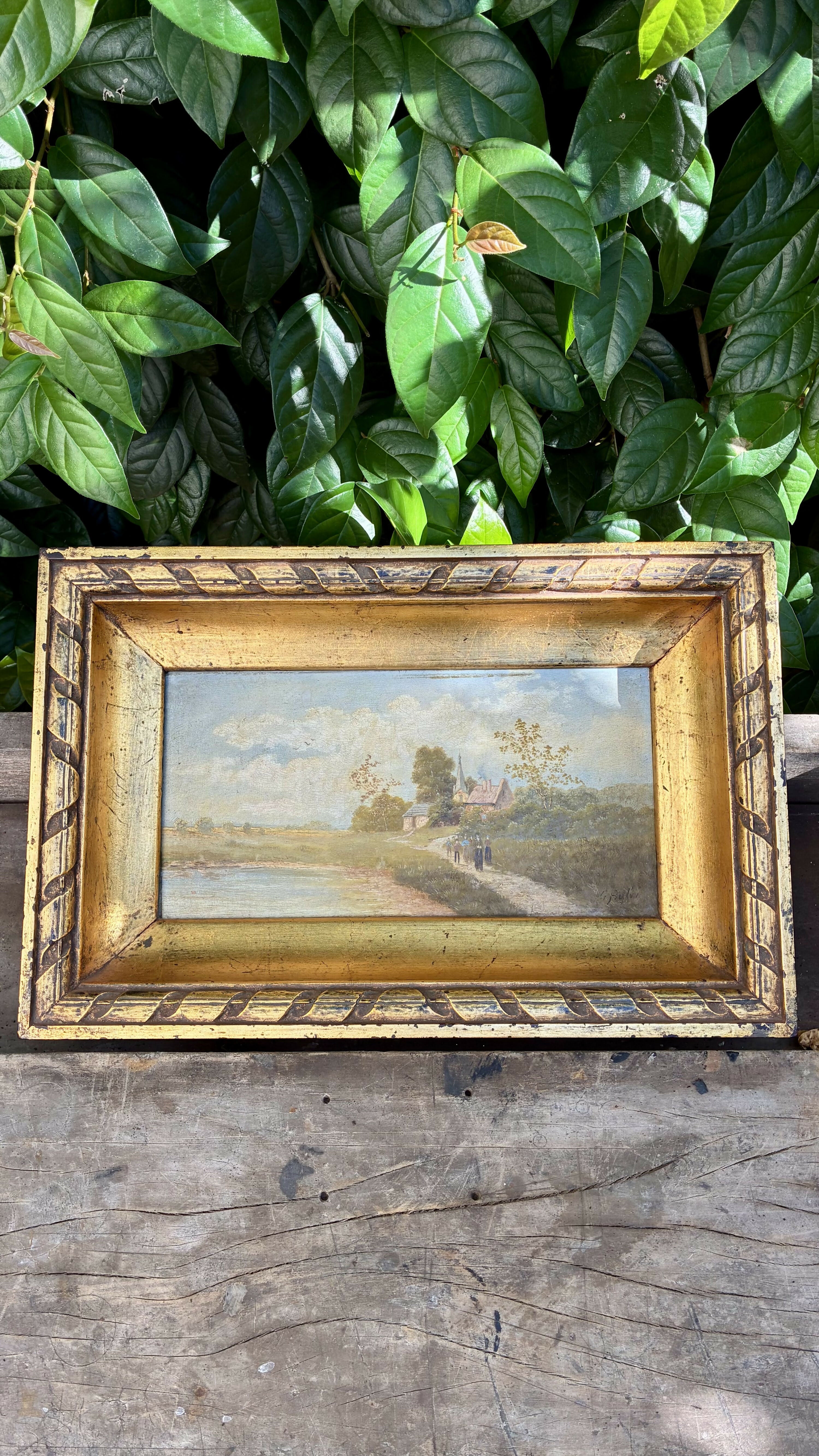 QUADRO ÓLEO SOBRE TELA ASSINADO - G. SALVI