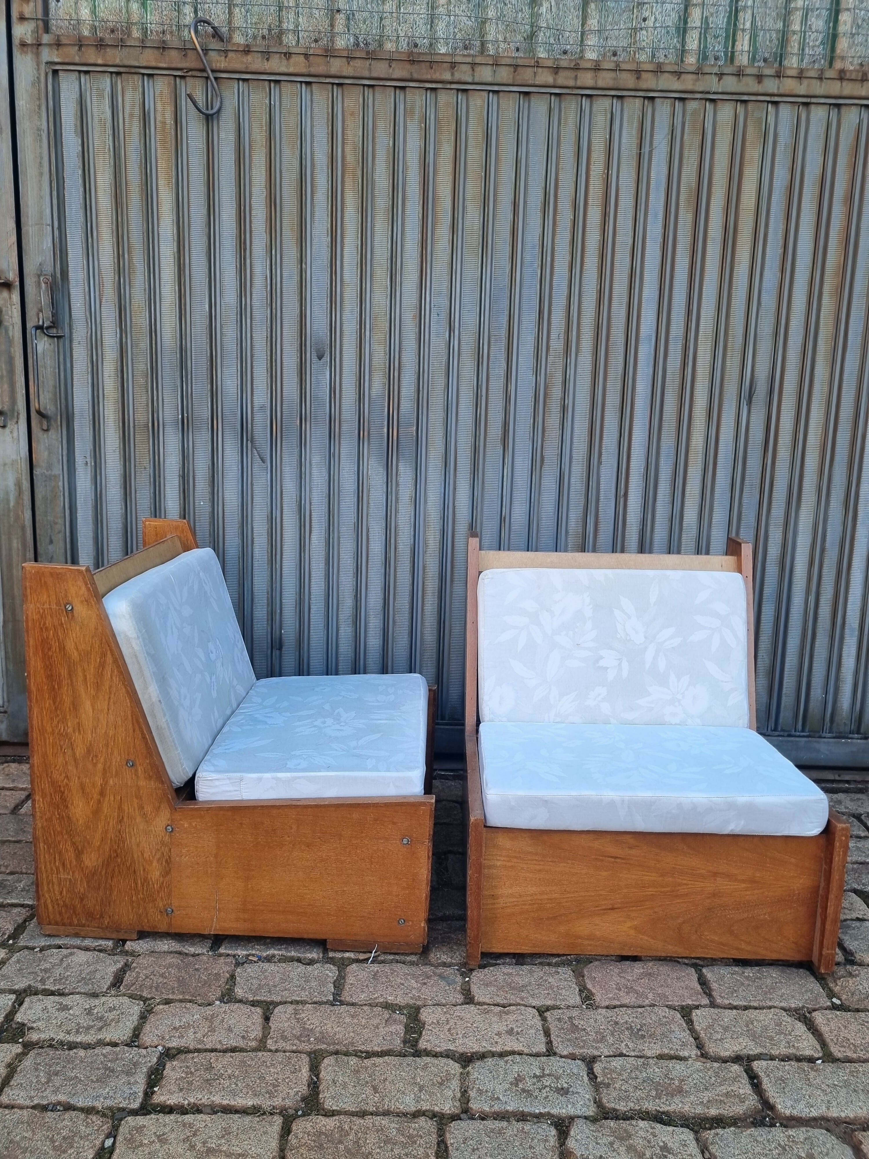 Poltronas baú anos 70 Vintage