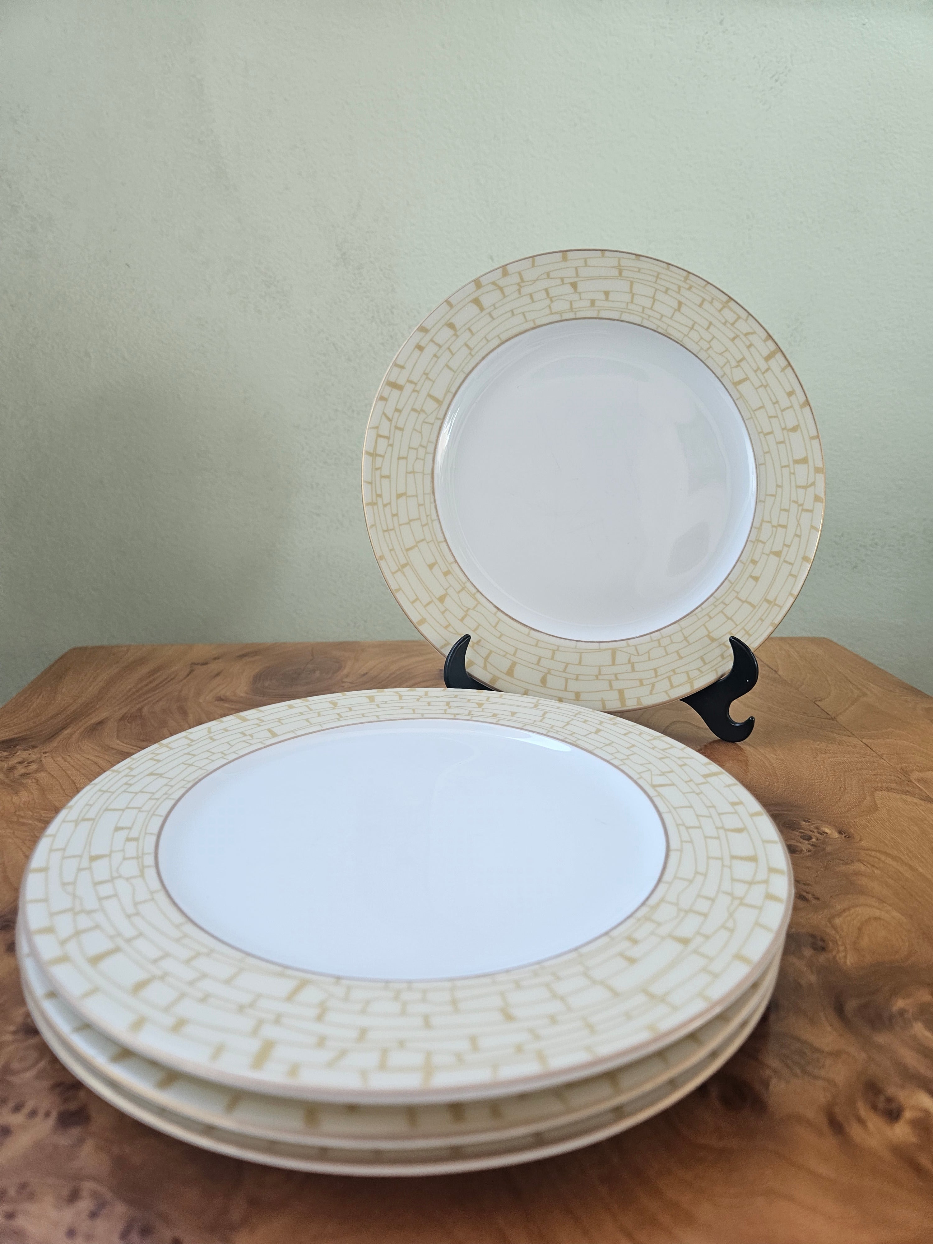 Prato Sobremesa Porcelana Alemã Tirschenreuth- 4 unidades - exclusivo Cecilia Dale