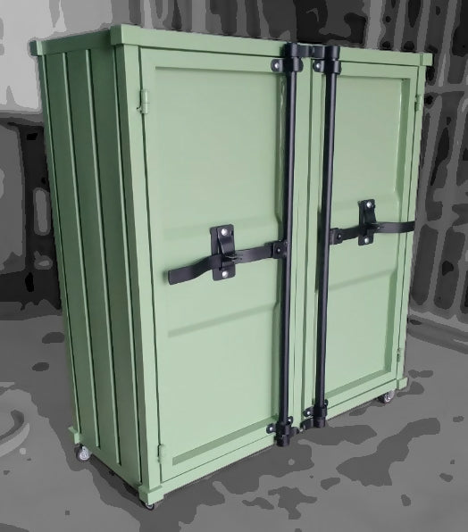 Armário de estilo industrial - Visual de container