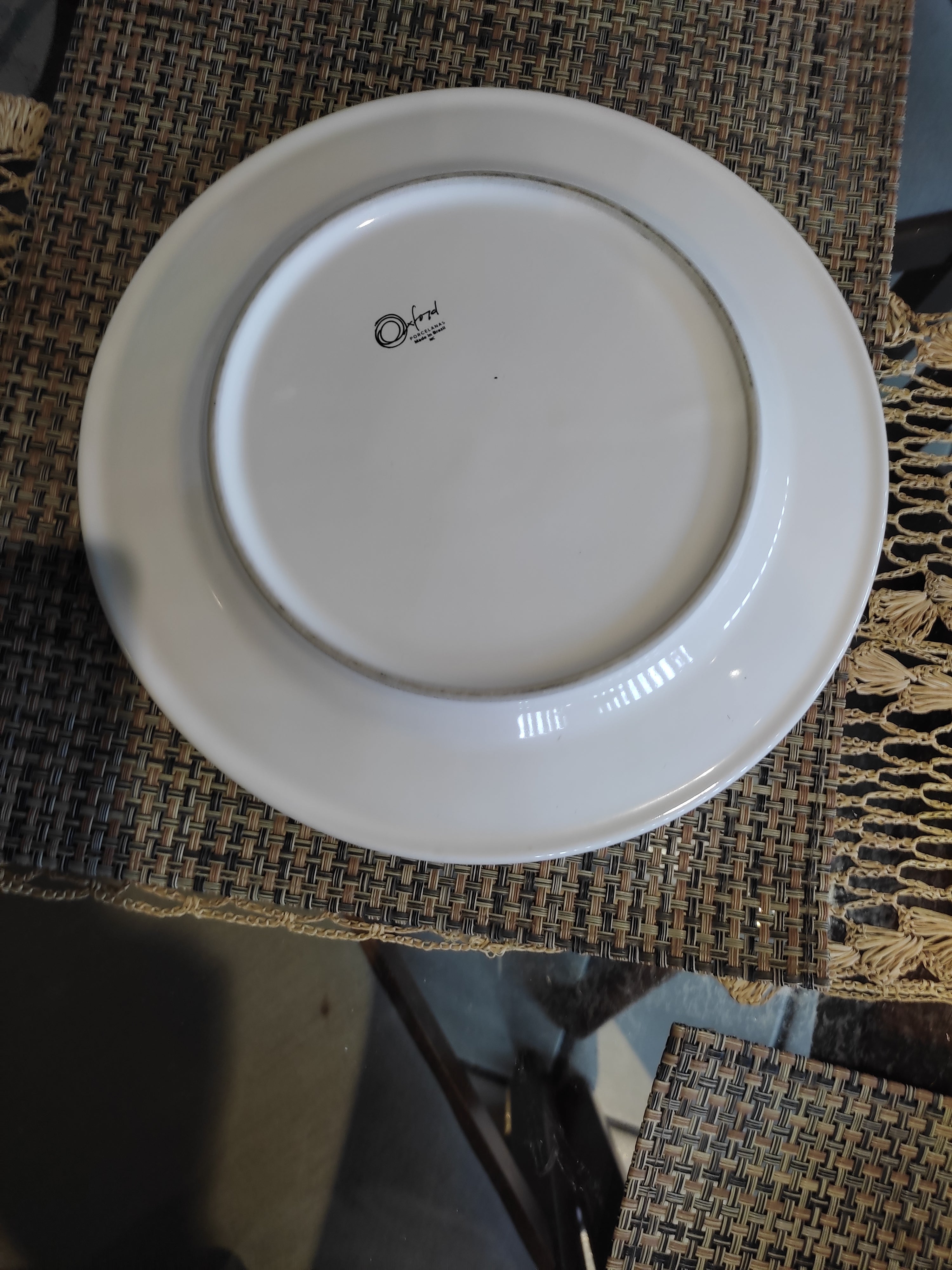Pratos de porcelana branco, marca gremer, Schmidt