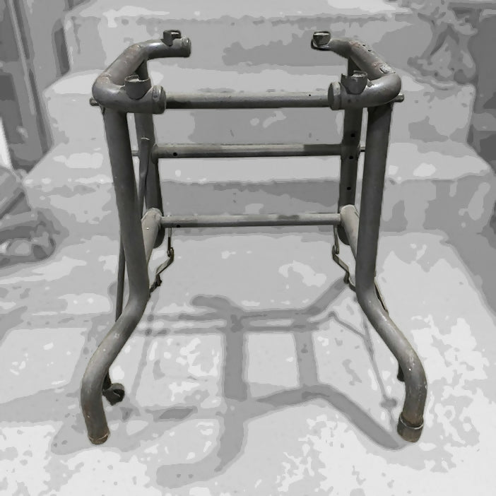 Base de mesa tubular - estilo industrial