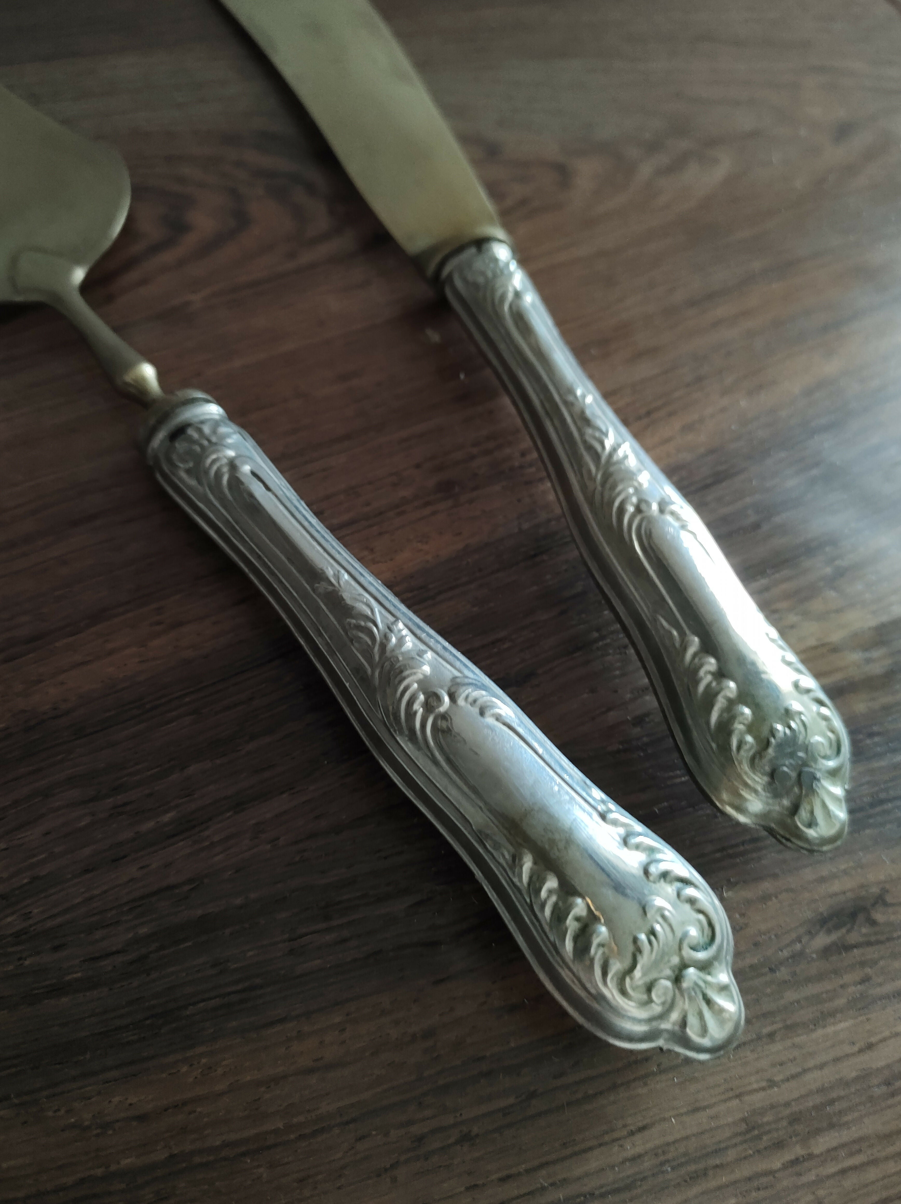 Utensílios de prata para sobremesa- Anos 1950