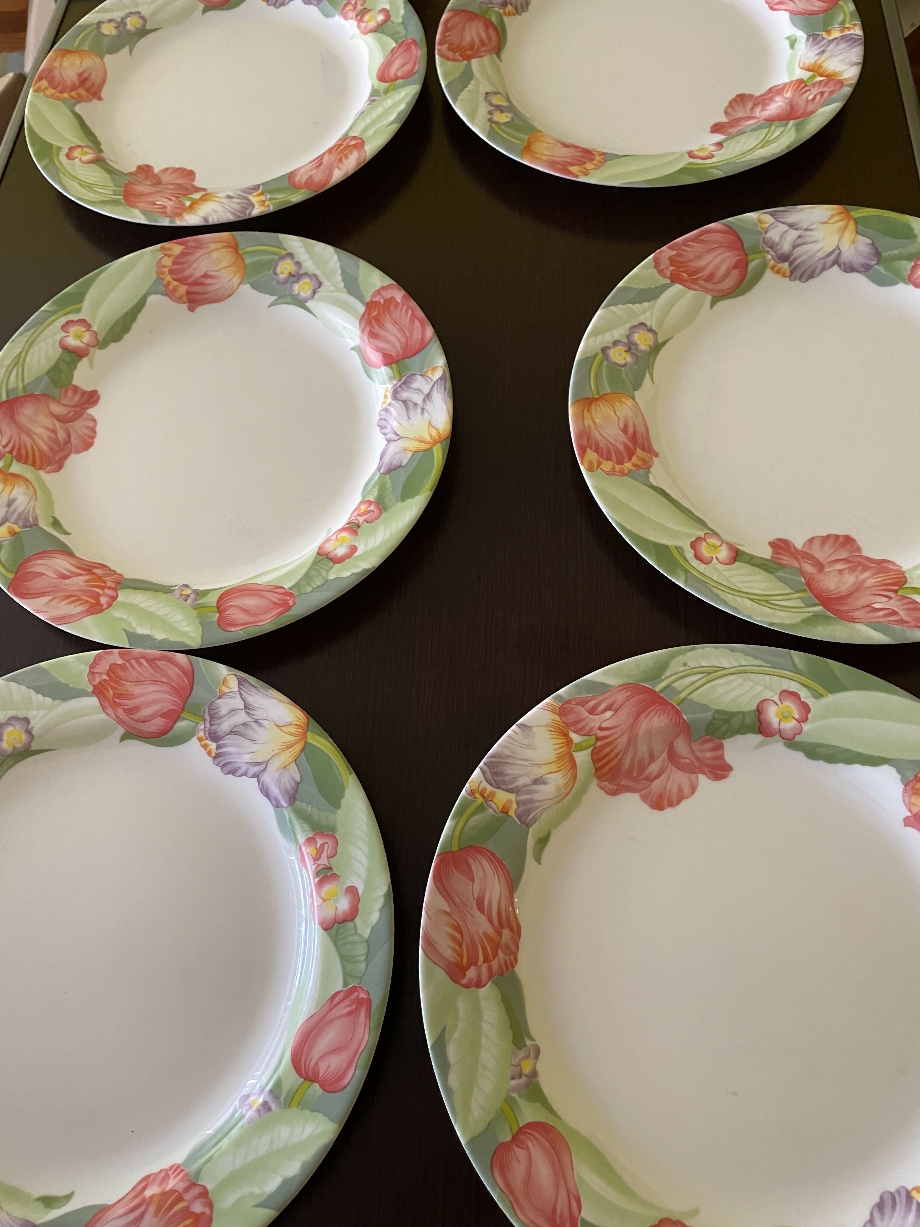 Jogo de pratos rasos franceses