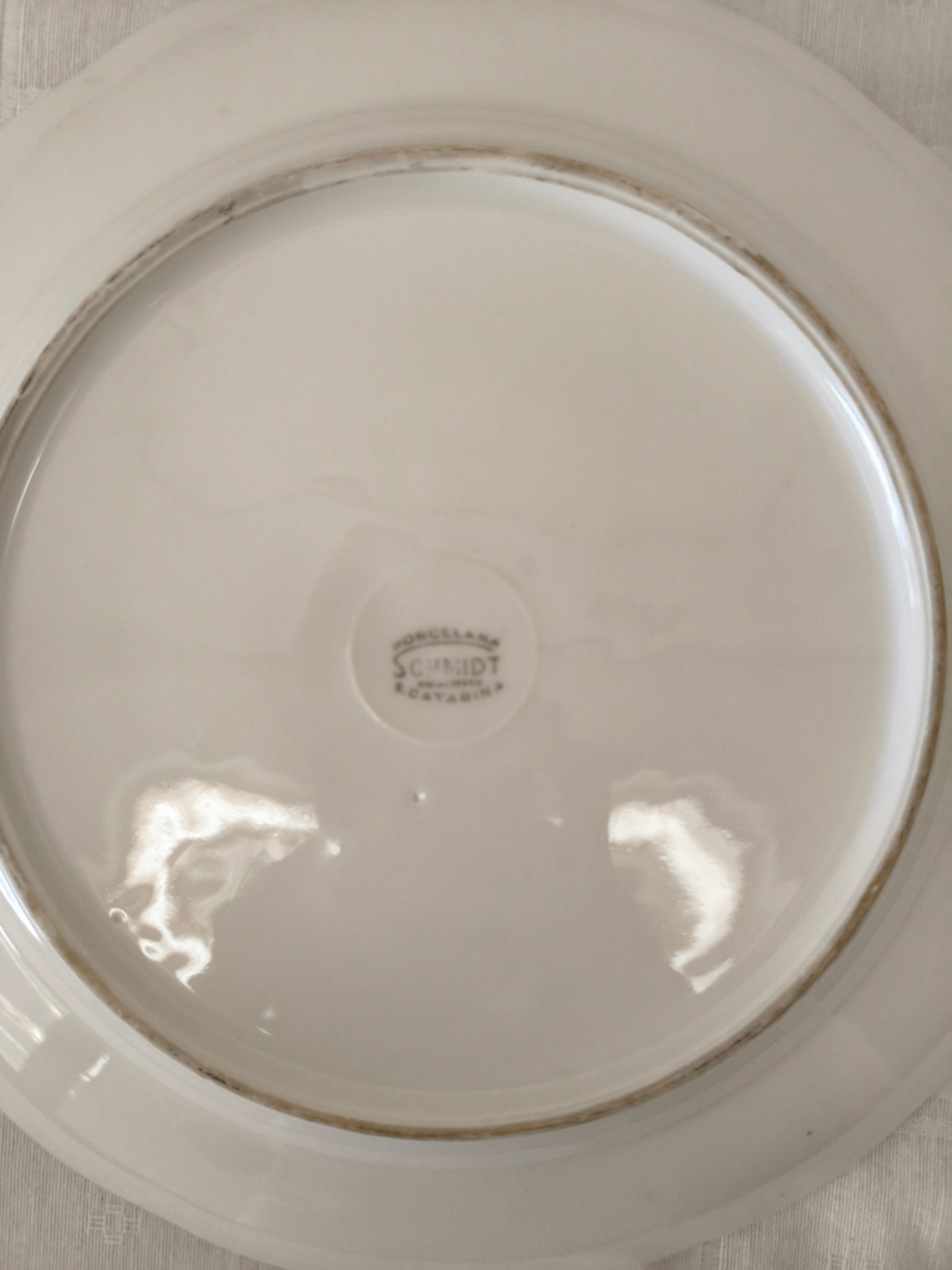Prato Decorativo Porcelana Schmidt – Dragão Oriental
