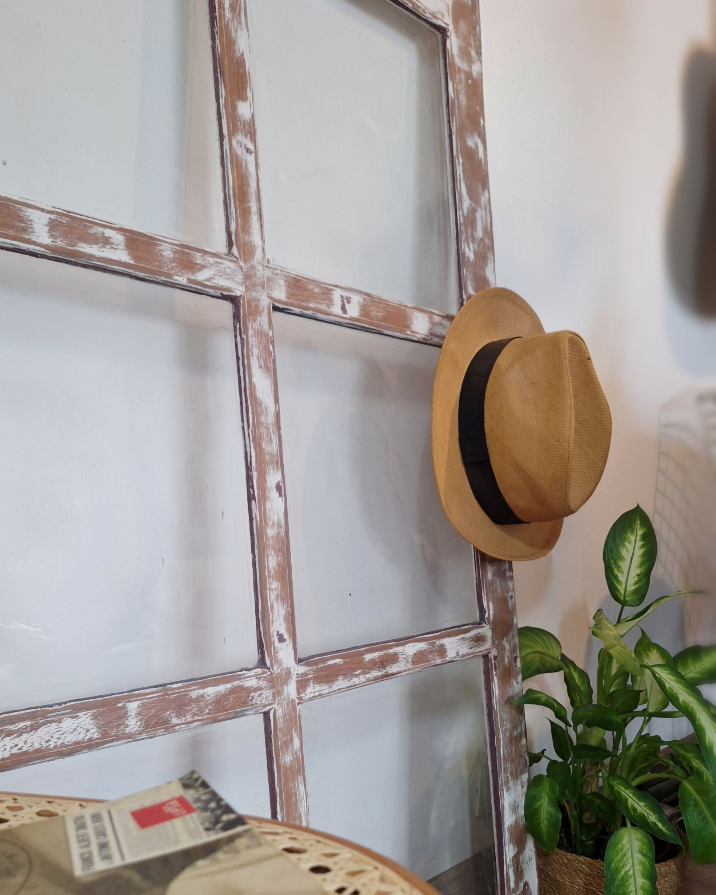 Janela antiga de demolição