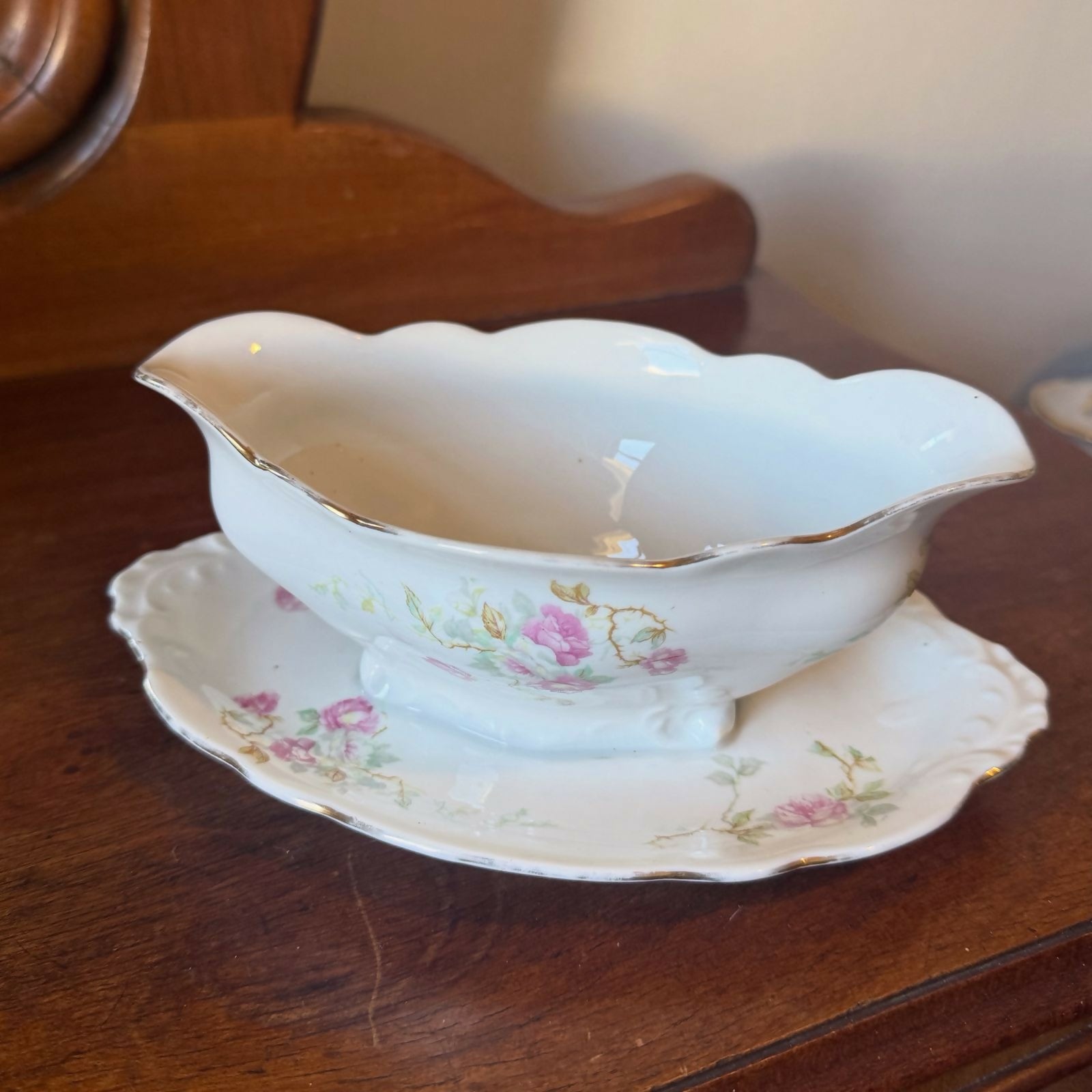 Molheira com Presentoir da fina porcelana LIMOGES