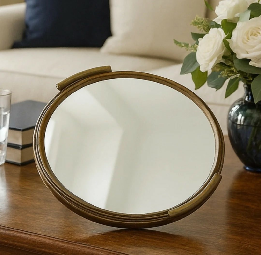 BANDEJA ESPELHADA EM COBRE - VINTAGE