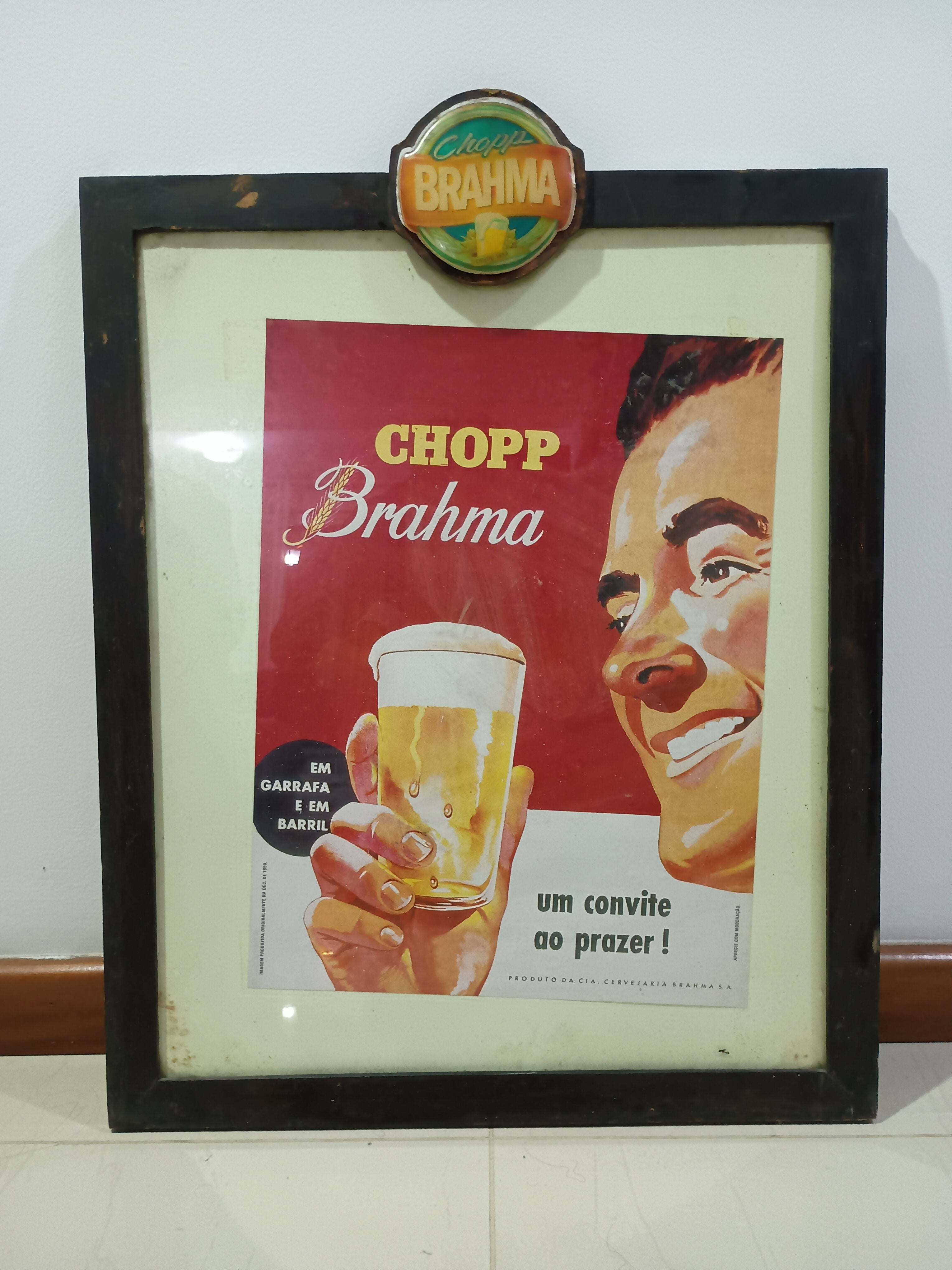 Quadro Brahma chopp ORIGINAL