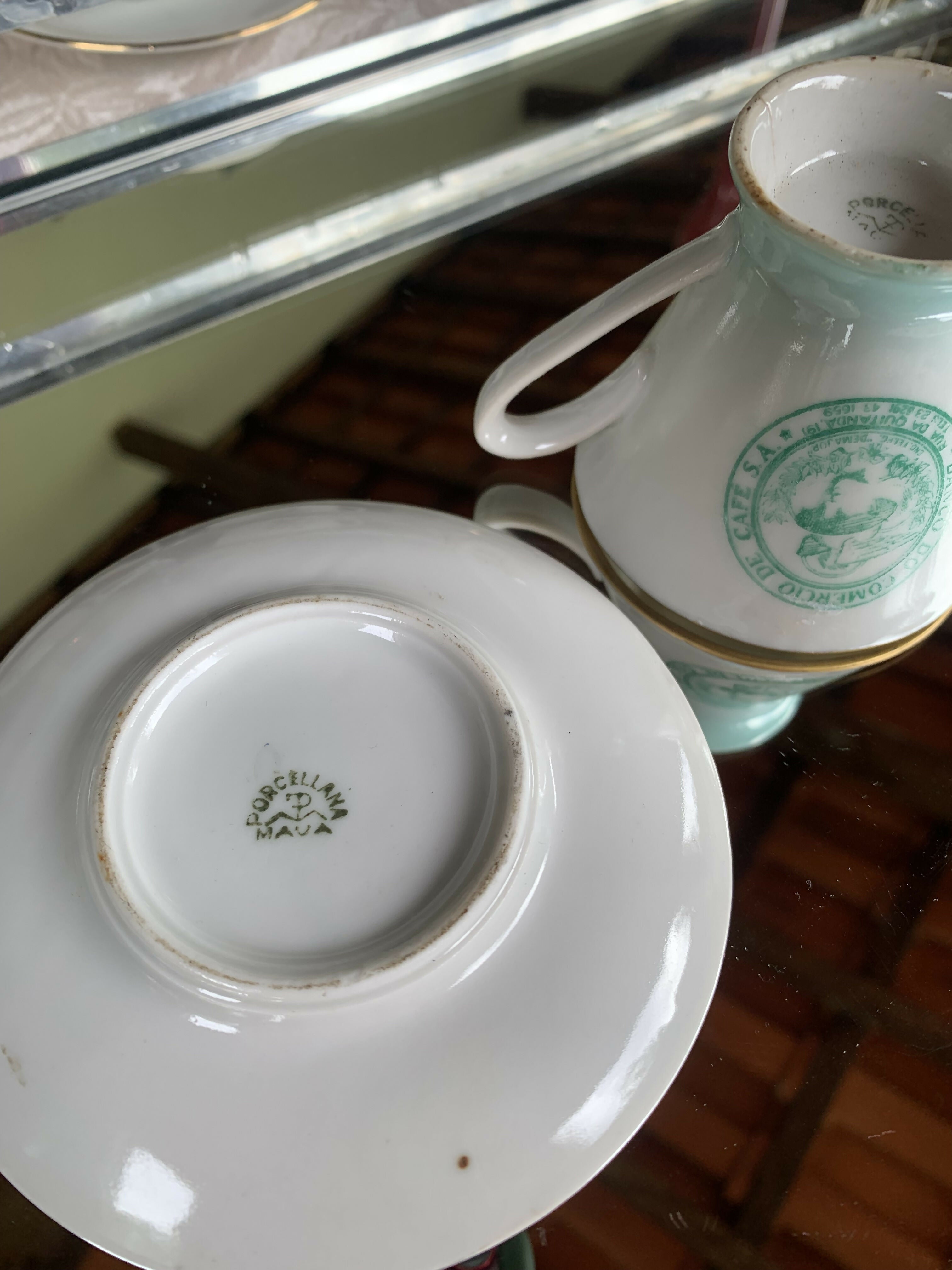 Raríssima Xícara Banco Comércio de Café - Porcelana Mauá