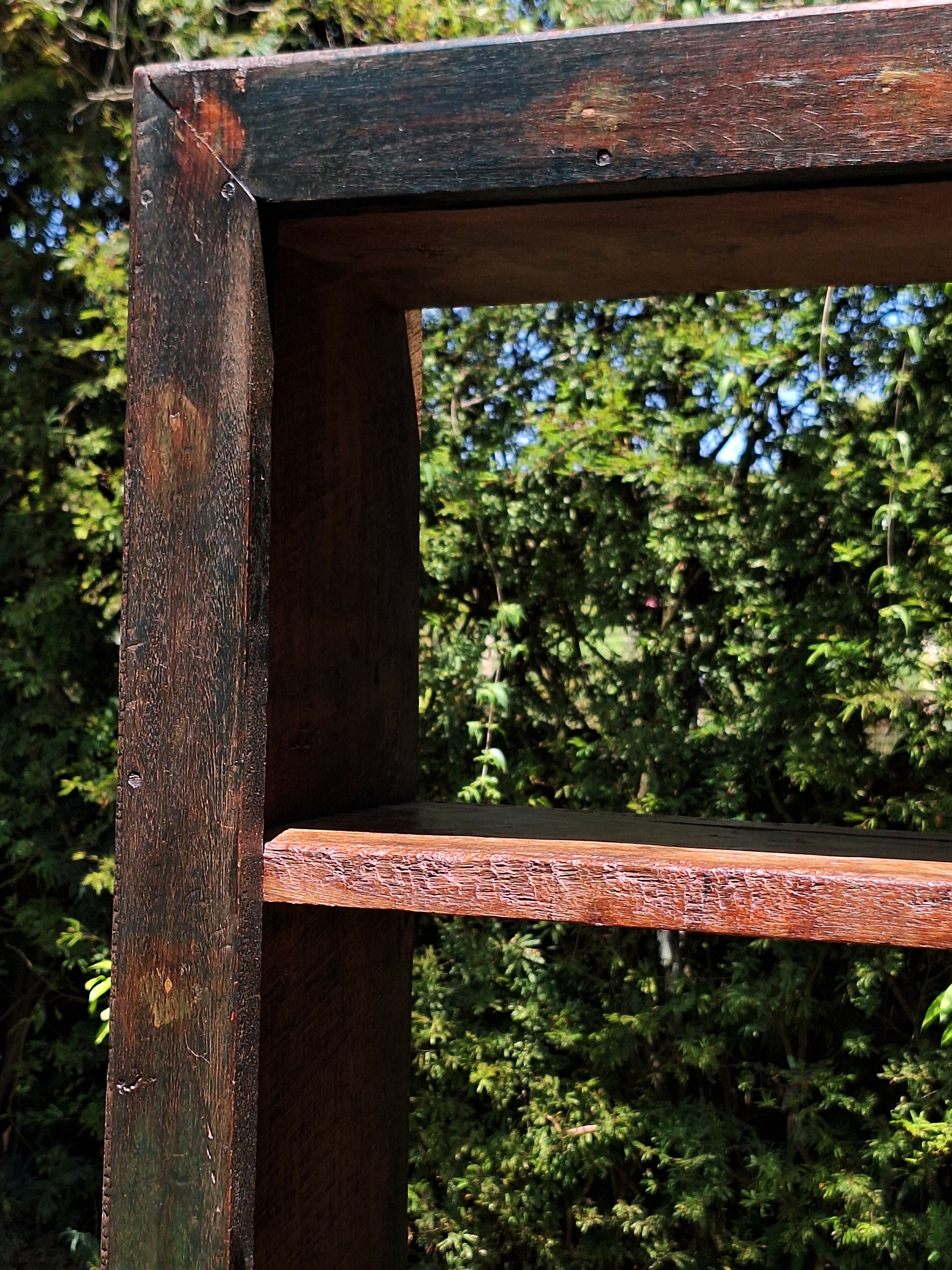 Armário / Prateleira Antiga Madeira Maciça Garimpo Mineiro