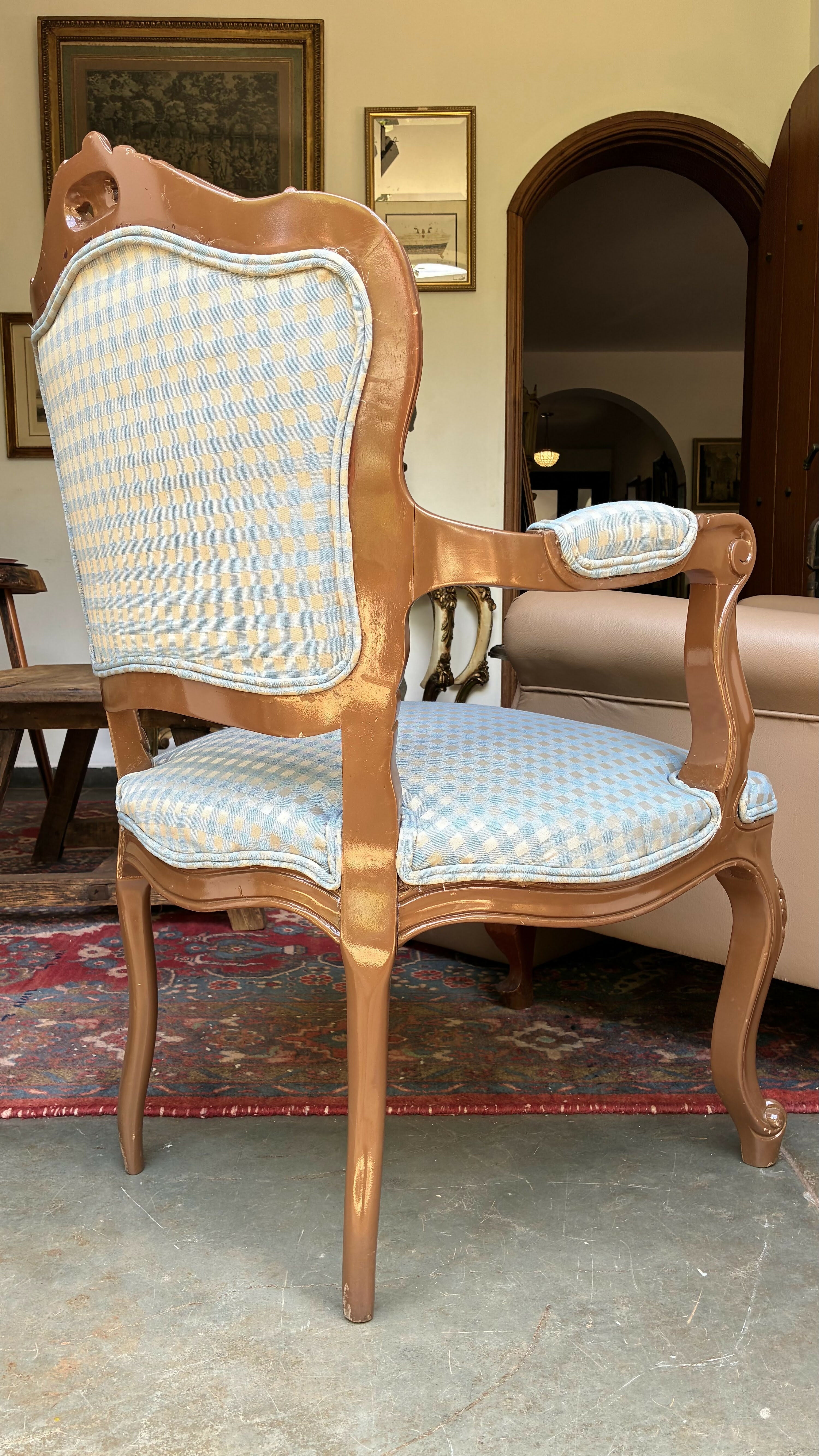 Par de Poltronas Luis XV