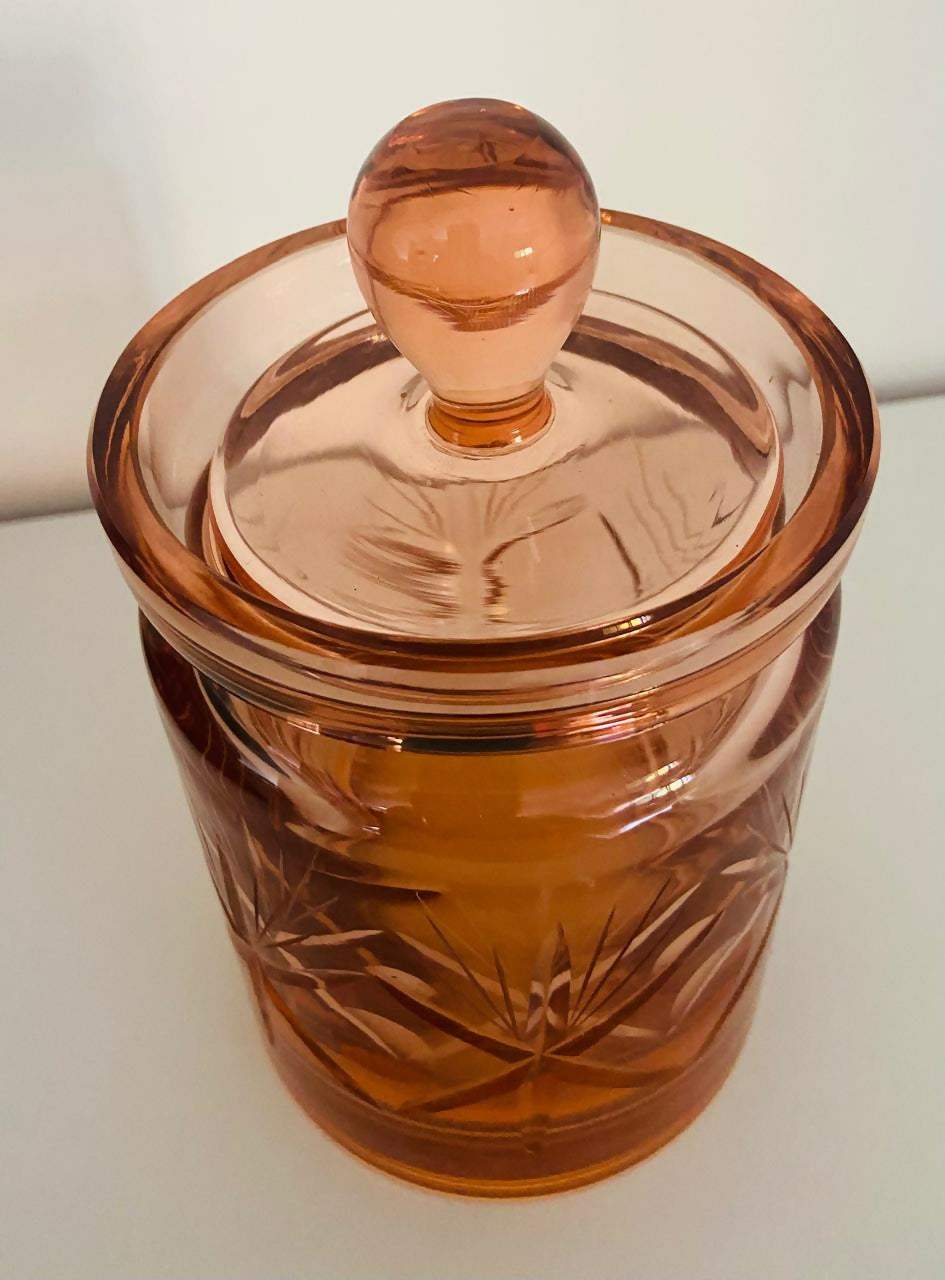 Bombonière em cristal rosa (DMPS_061)