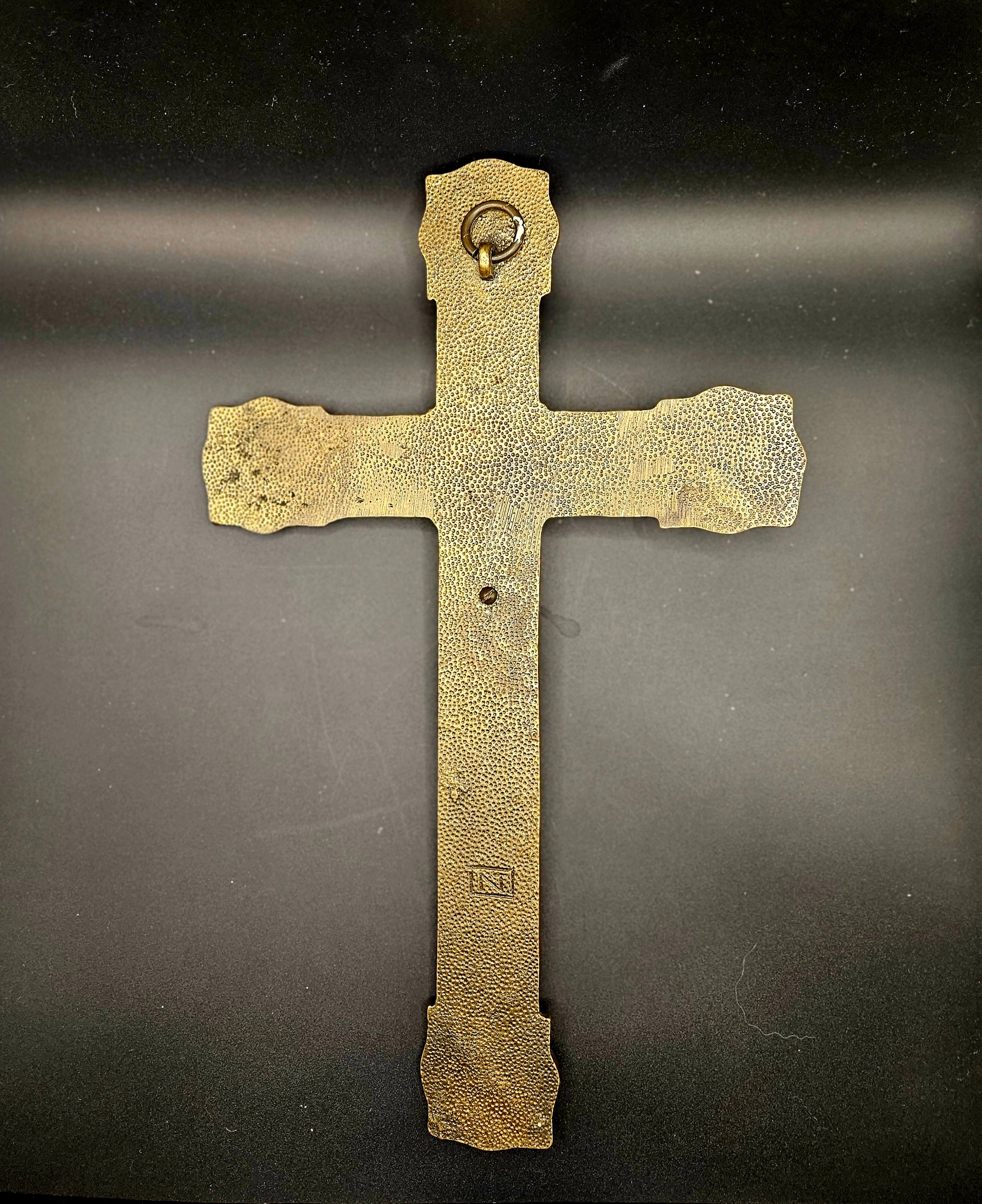 Crucifixo Sacro em Bronze Maciço