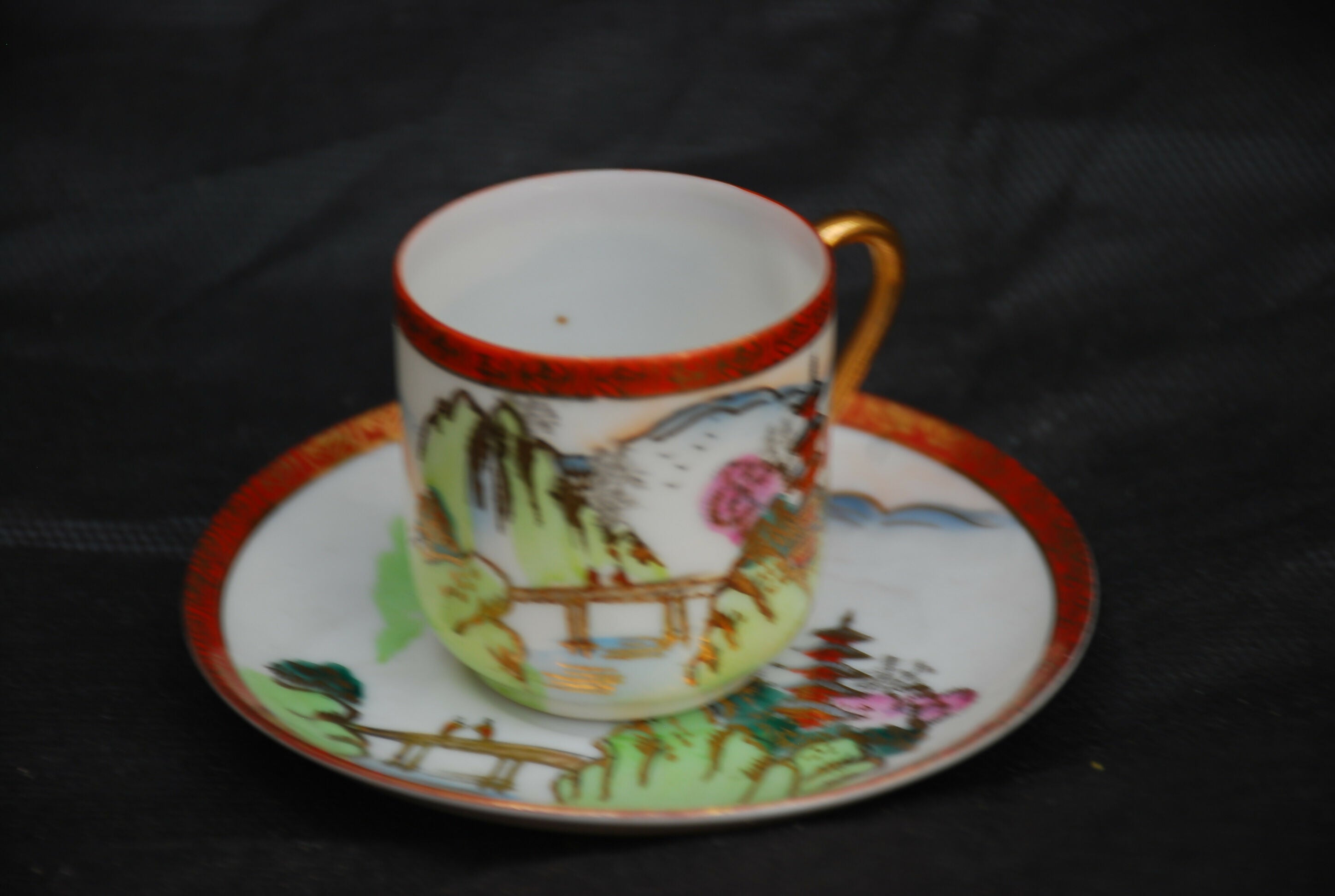 conjunto porcelana japonesa casca de ovo anos 60 , original