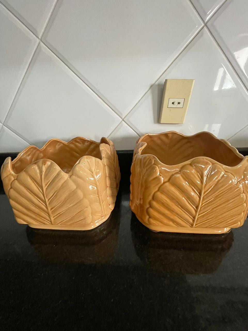 Trio de vasos / cachepos grandes