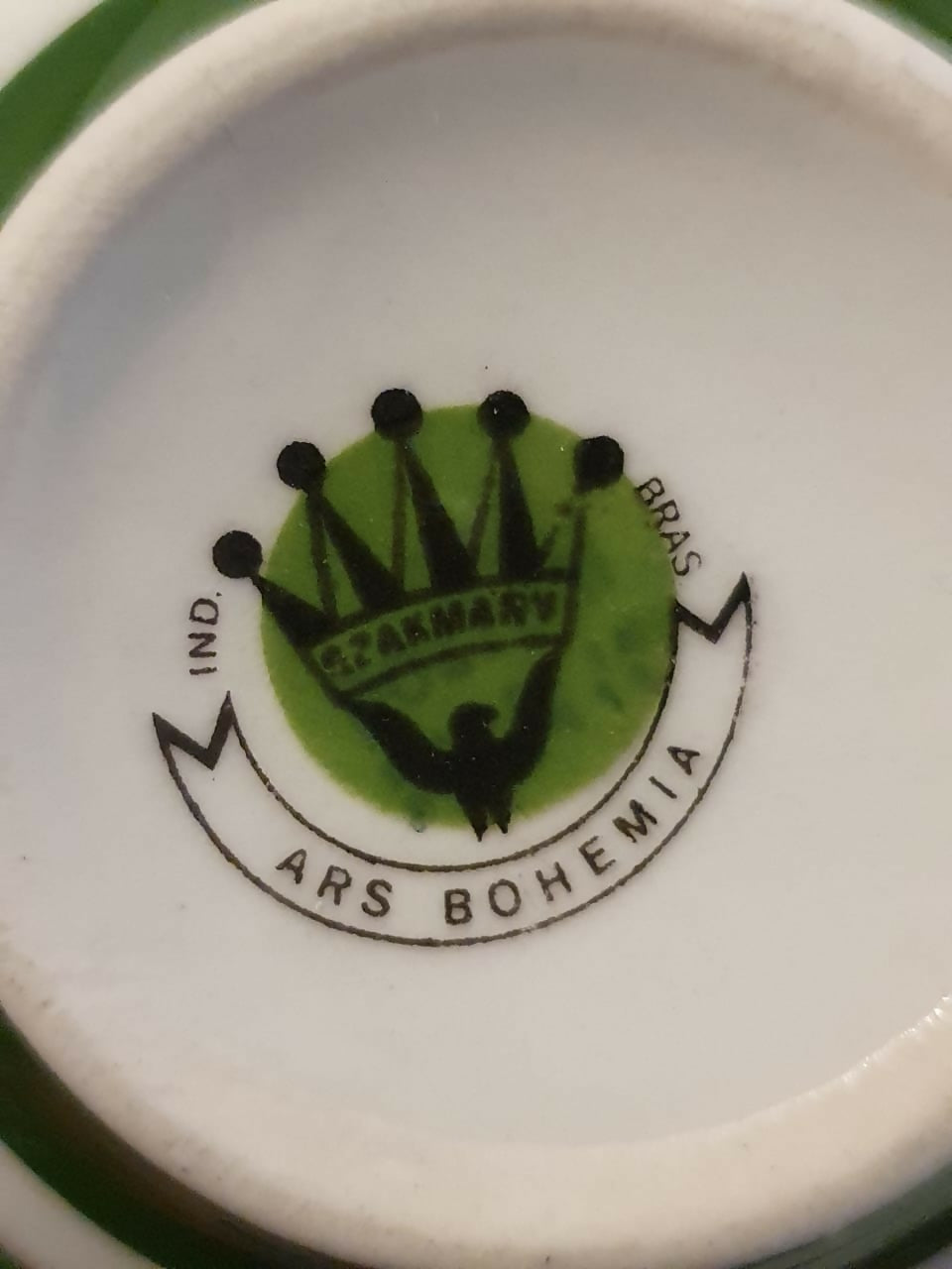 Conjunto para chá e café raro de 11 peças Ars Bohemia Szakmary