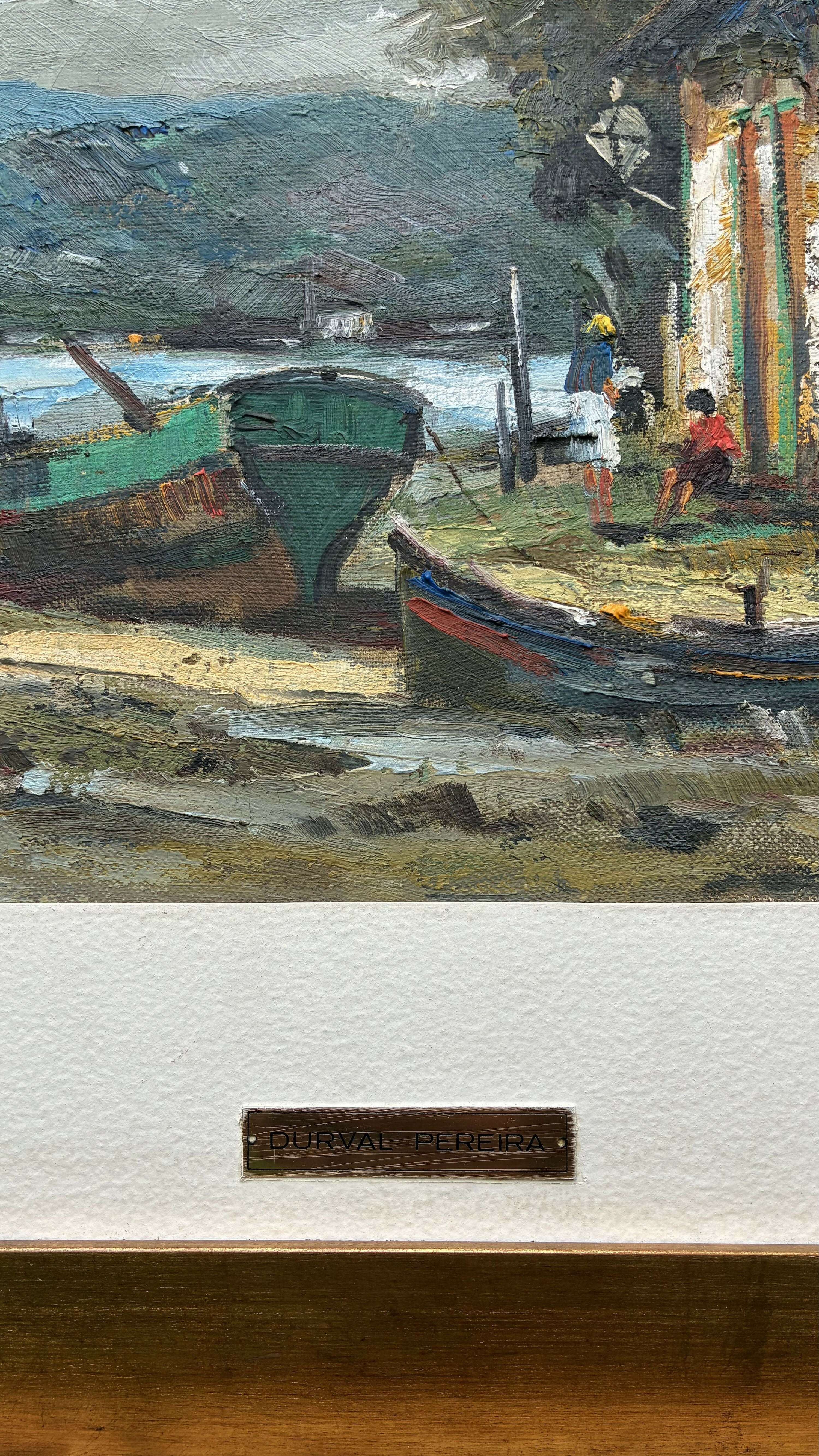QUADRO ÓLEO SOBRE TELA ASSINADO DURVAL PEREIRA