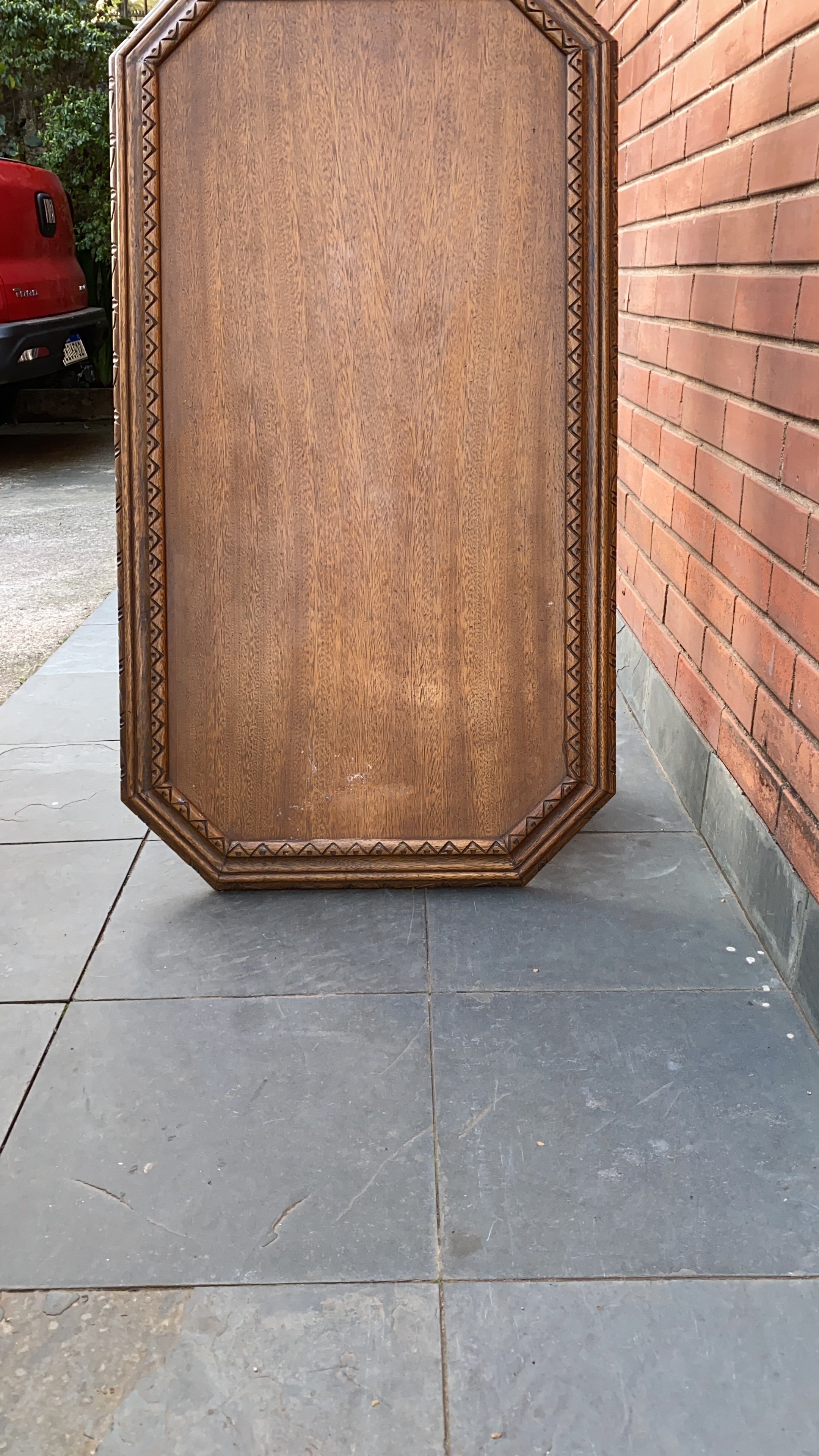 Mesa de centro retangular em cerejeira 