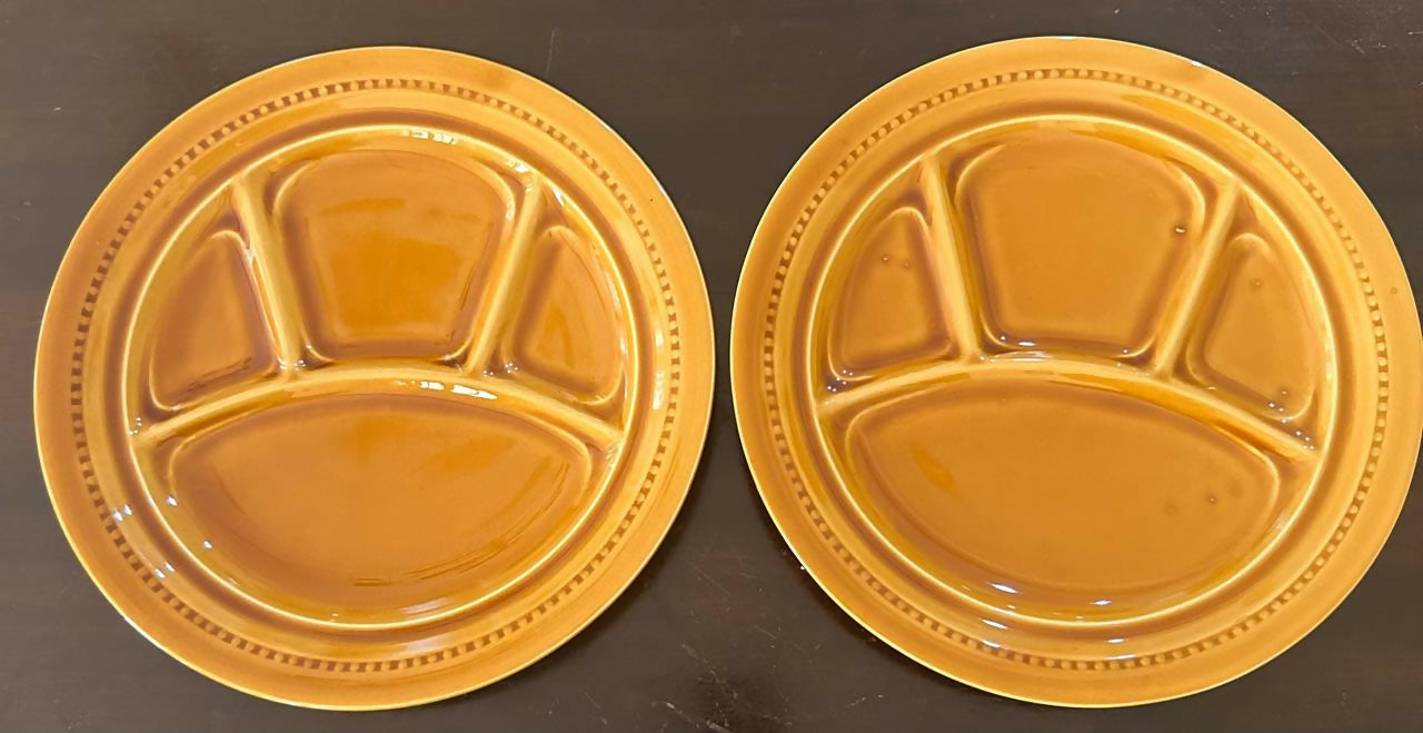 Conjunto de pratos para fondue estilo francês anos 70