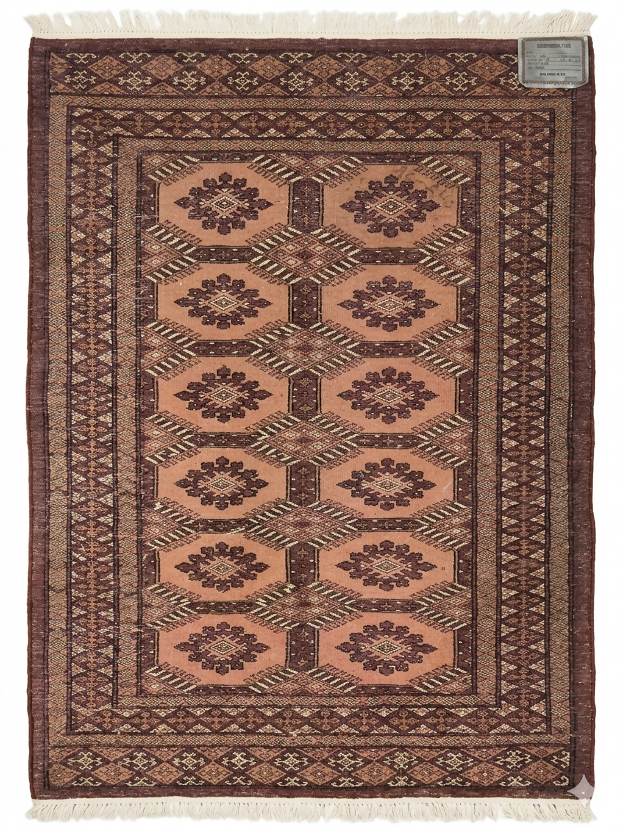 Tapete Bokhara Paquistanês Jaldar – Feito à Mão | 1,59 x 0,89 m