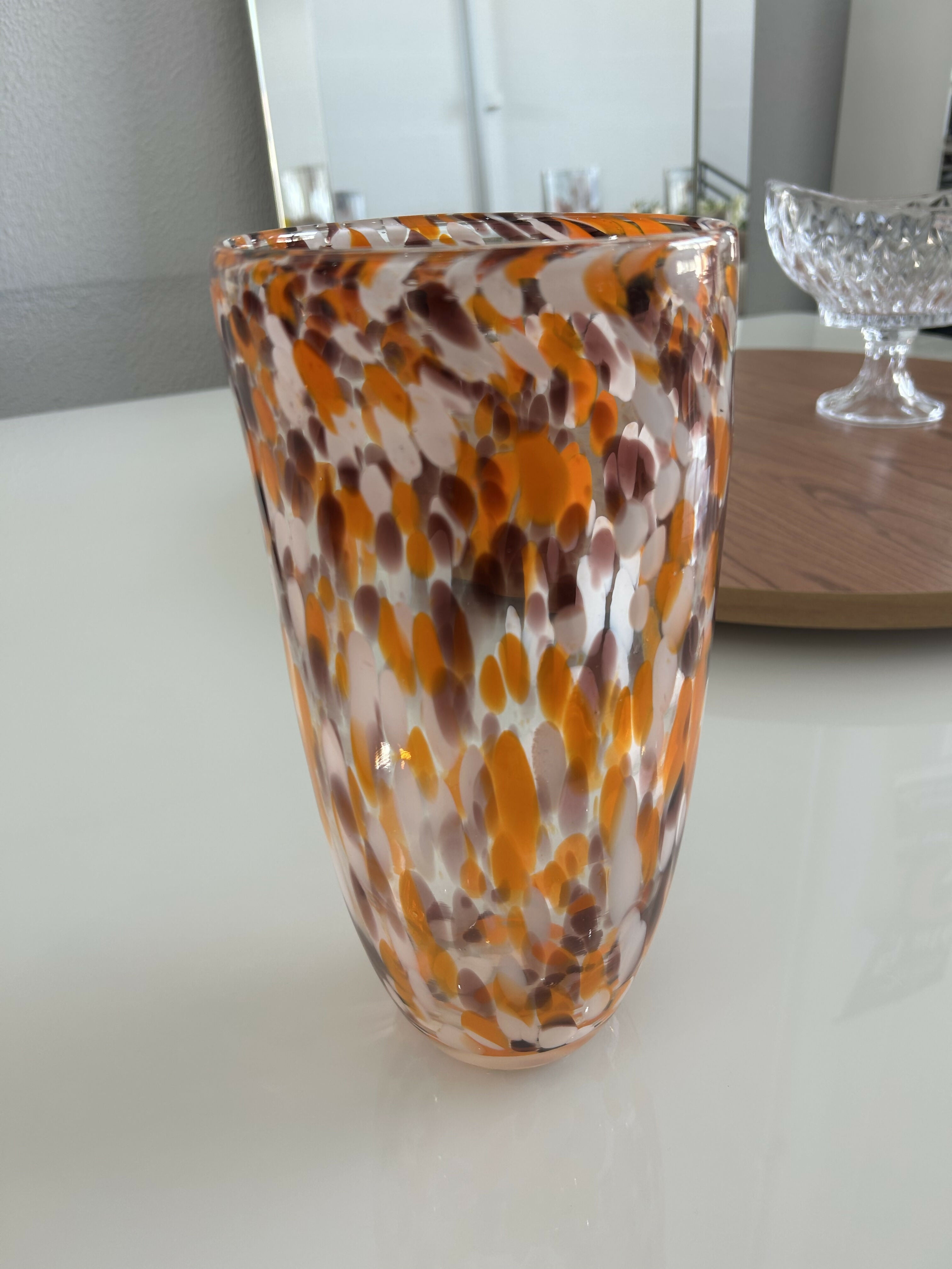 Vaso Alto tipo Murano, imponente peça super estilosa