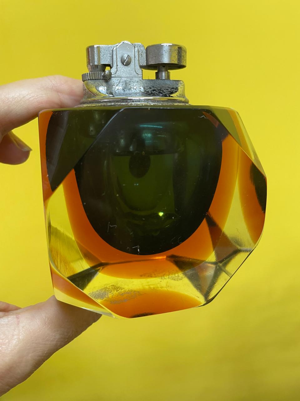 Isqueiro de mesa Murano Sommerso 