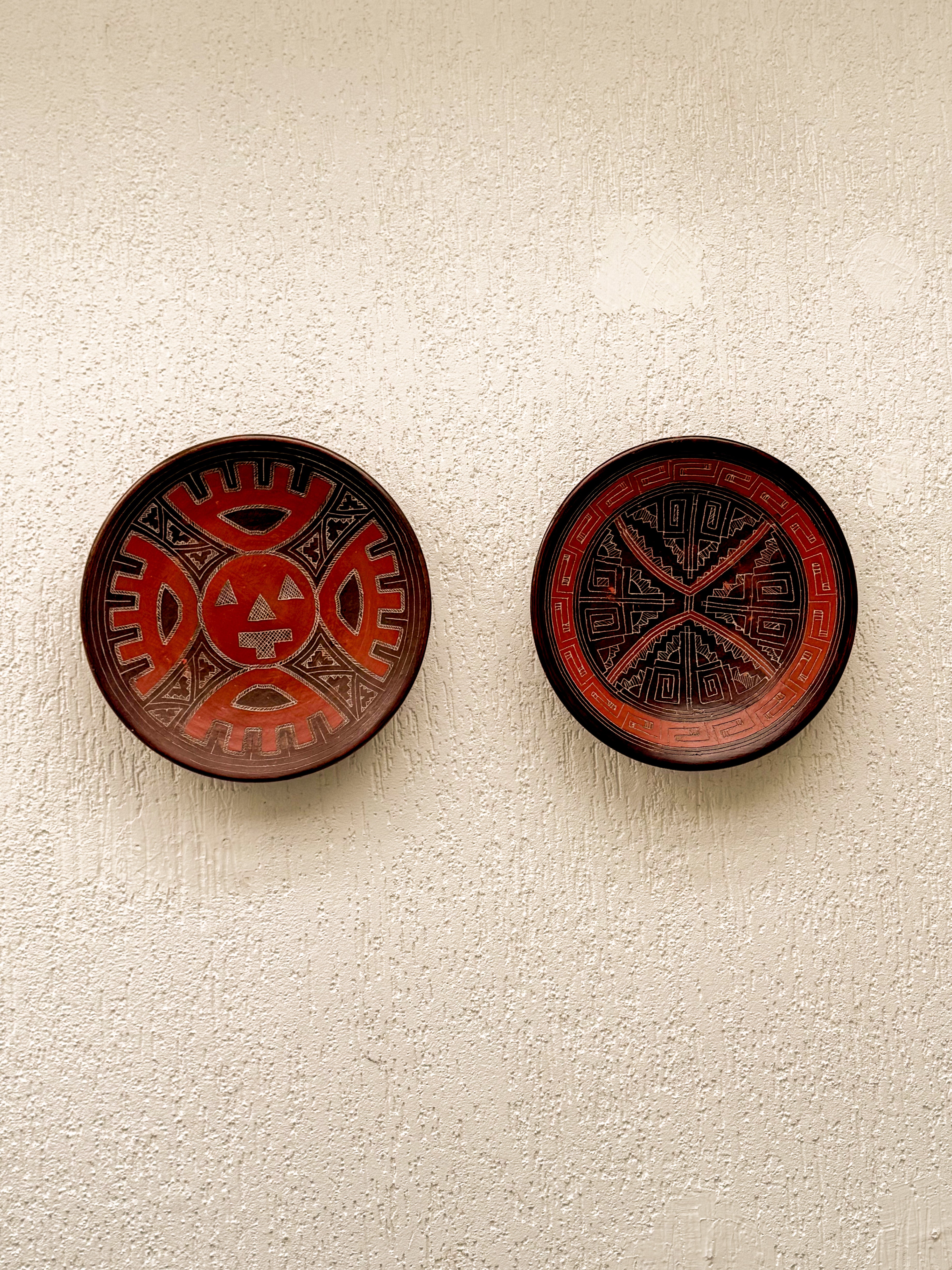 Pratos decorativos marajoaras