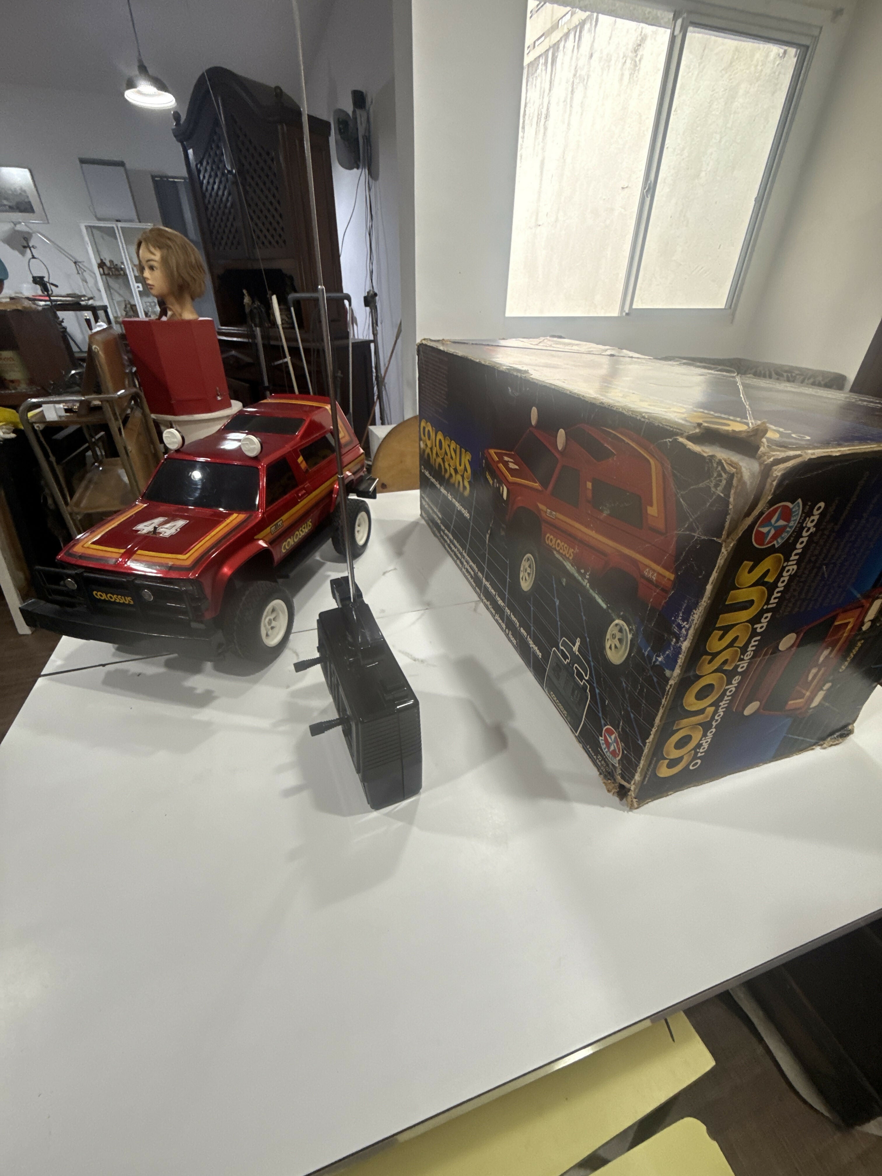 Carrinho Colossus Estrela – Controle Remoto – Original – Anos 80 – Raro – Na Caixa
