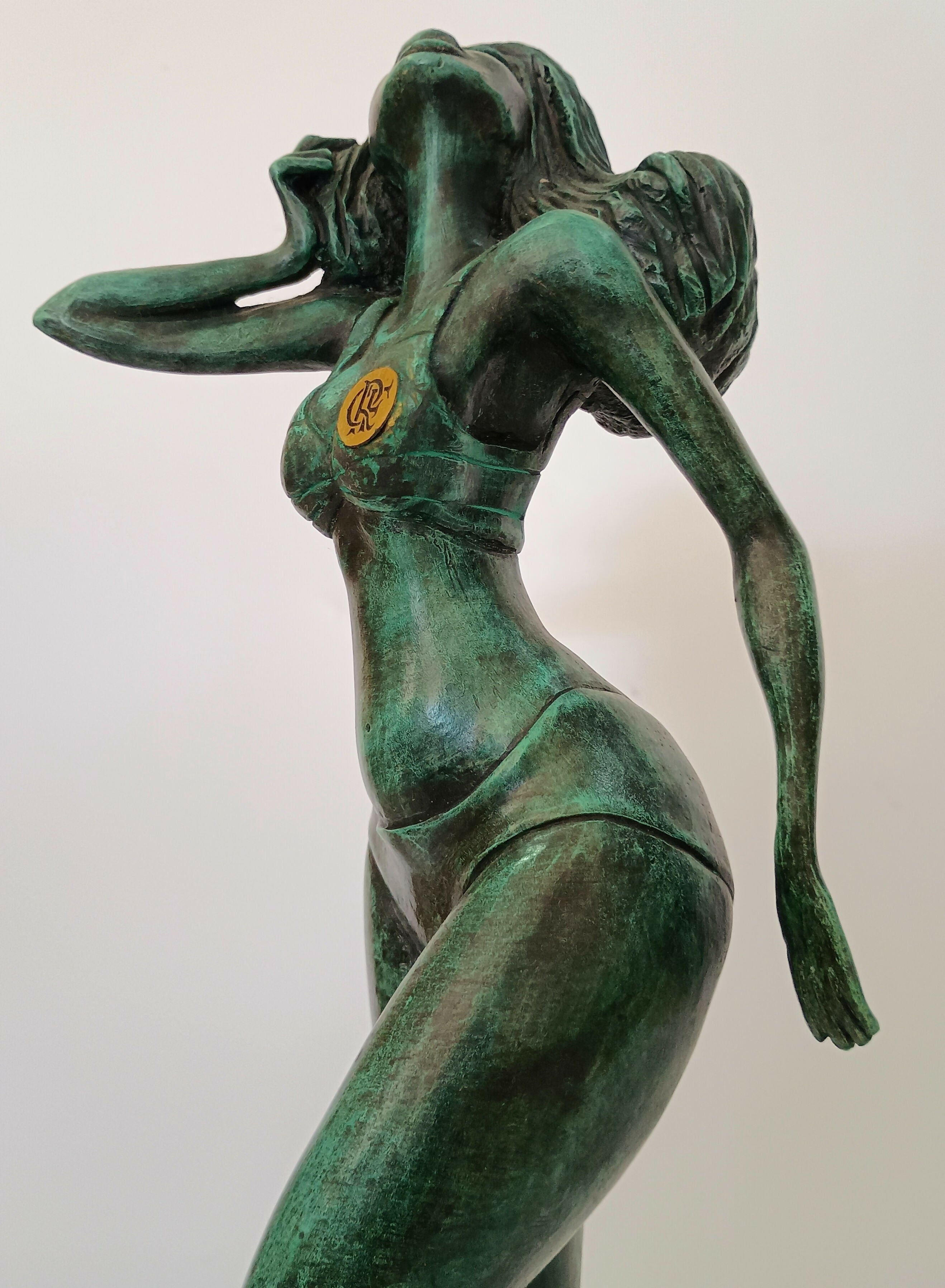 Escultura em bronze LAN FRANCO VASELLI
