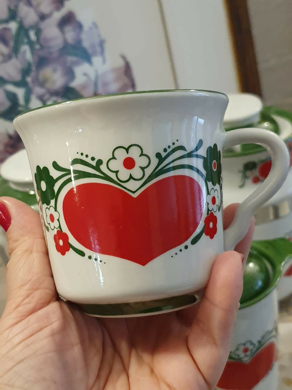 Conjunto para chá e café raro de 11 peças Ars Bohemia Szakmary