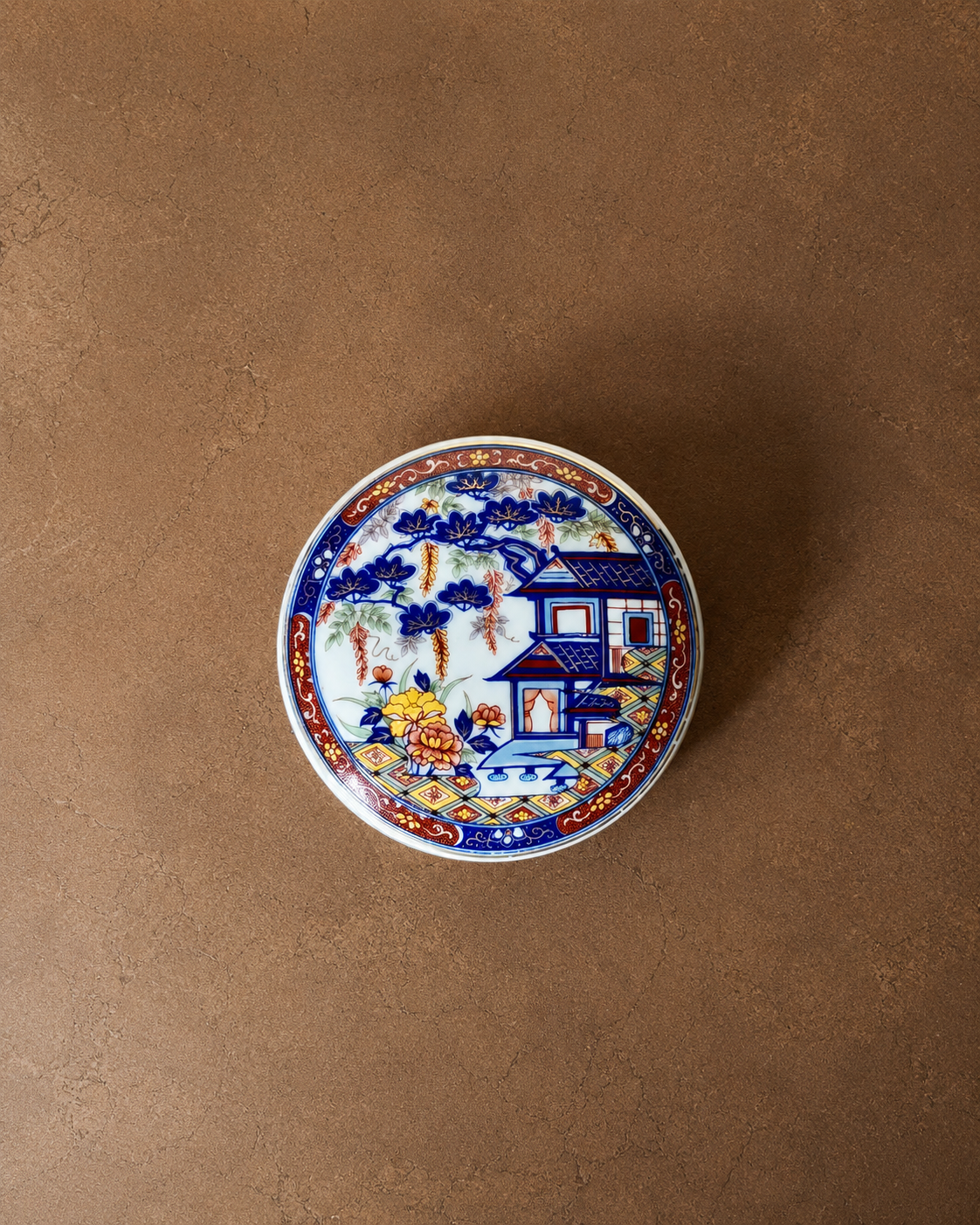 Potiche japonês em porcelana Imari Ware (DMCPS_530)