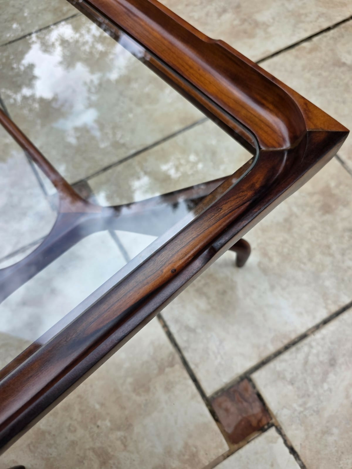 Mesa de centro Scapinelli em caviúna, década de 50/60.