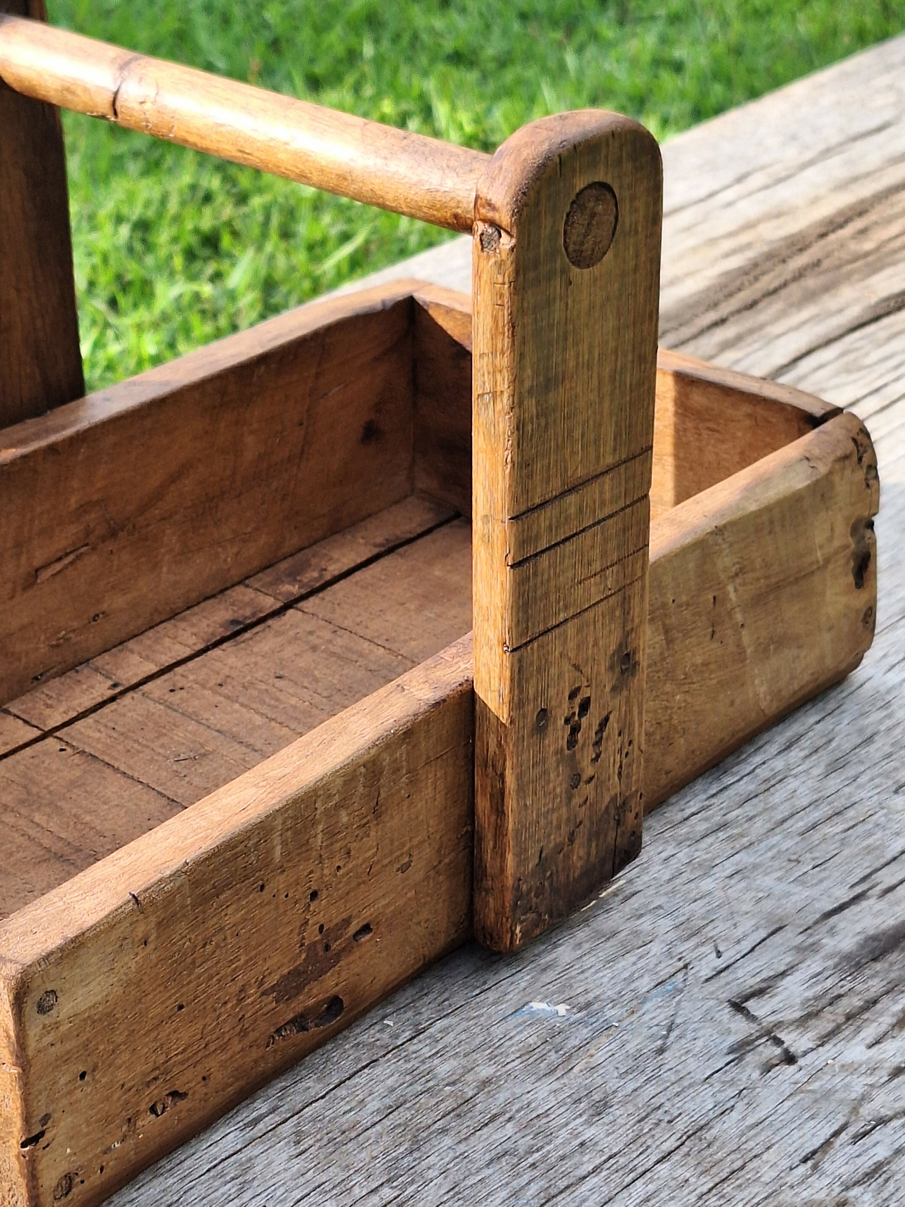 Caixa De Ferramenta Antiga Madeira Maciça Garimpo Mineiro