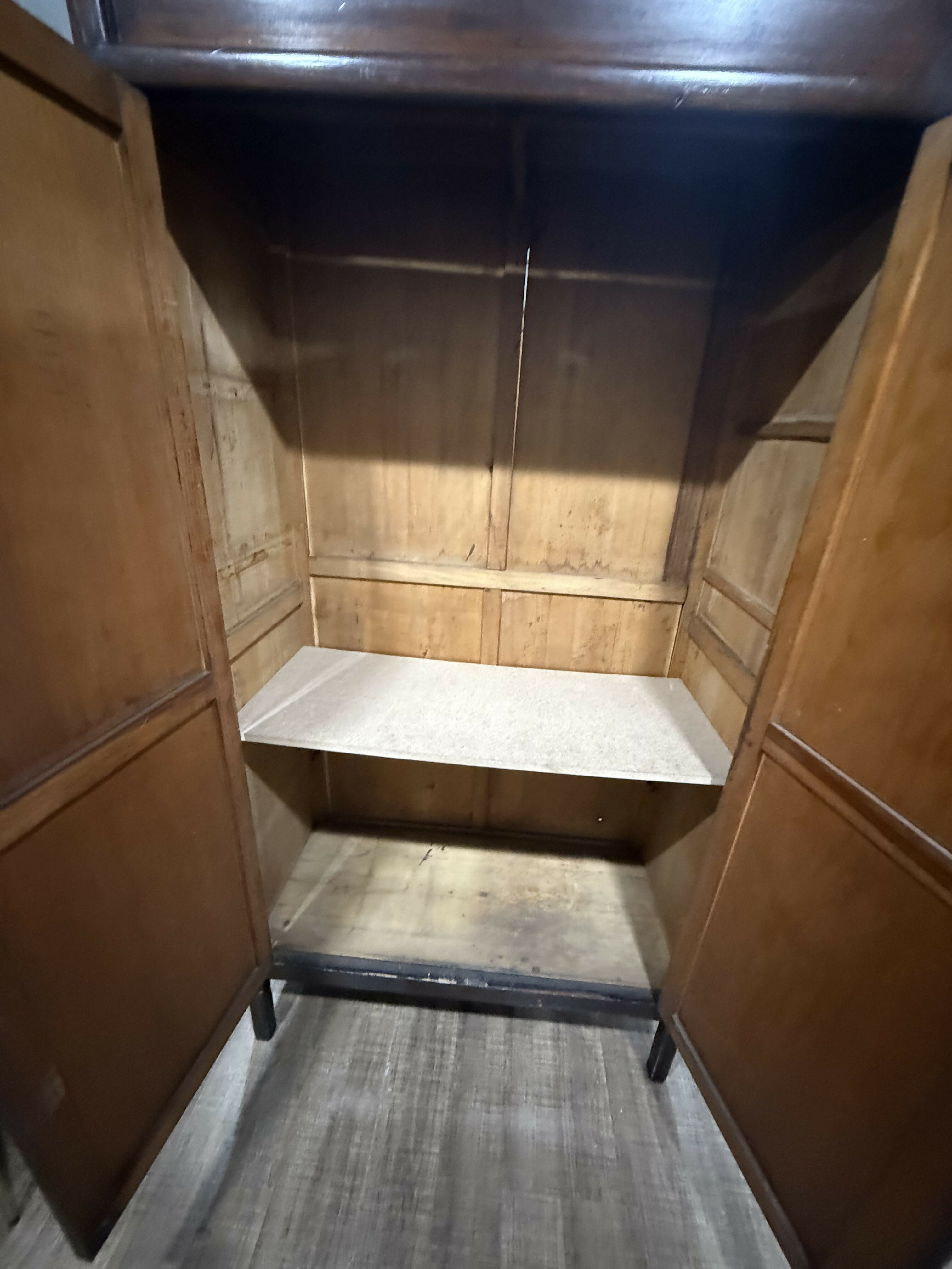 Guarda-roupa Antigo – Anos 1920/40 – Madeira Maciça