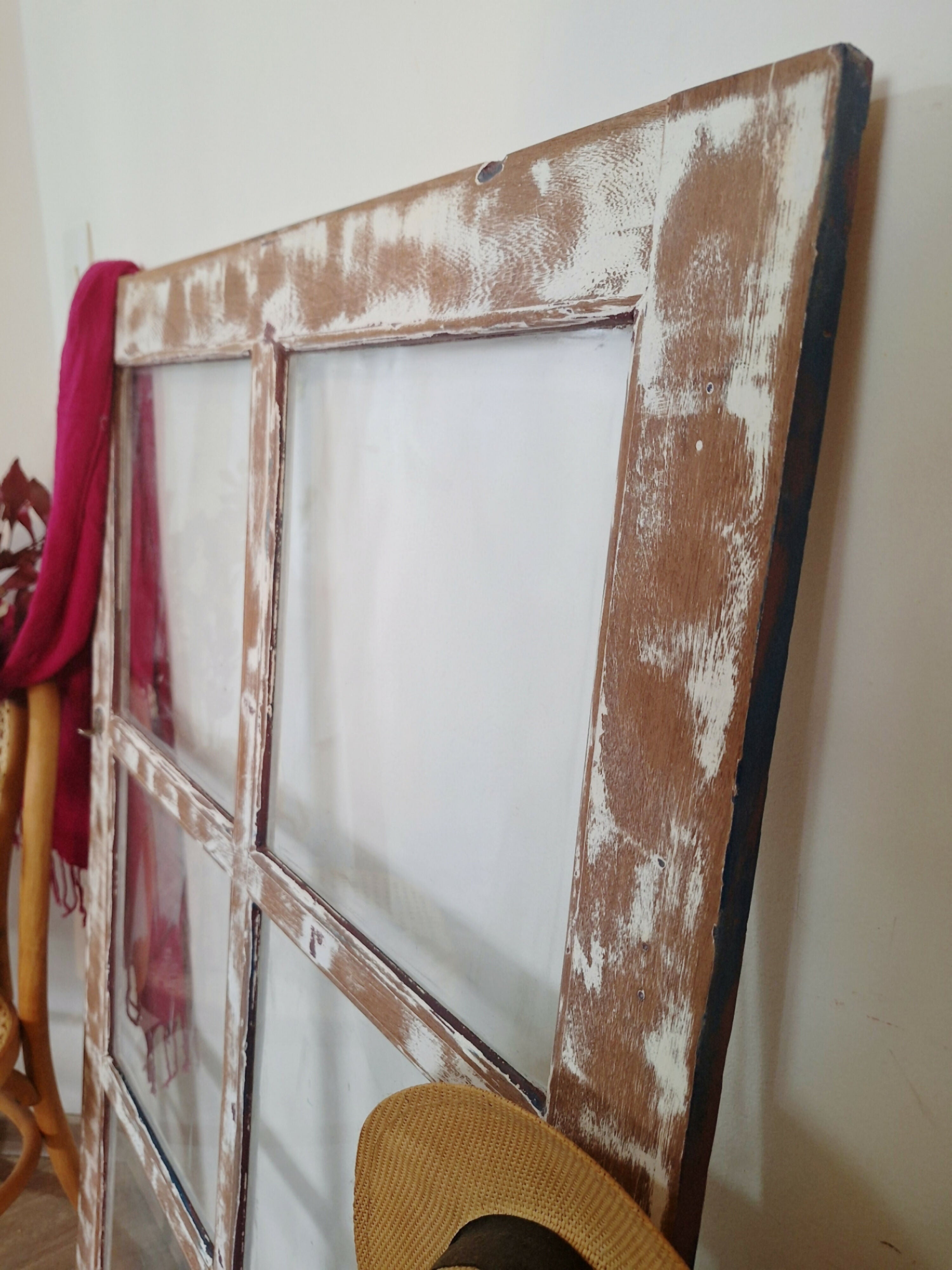 Janela antiga de demolição