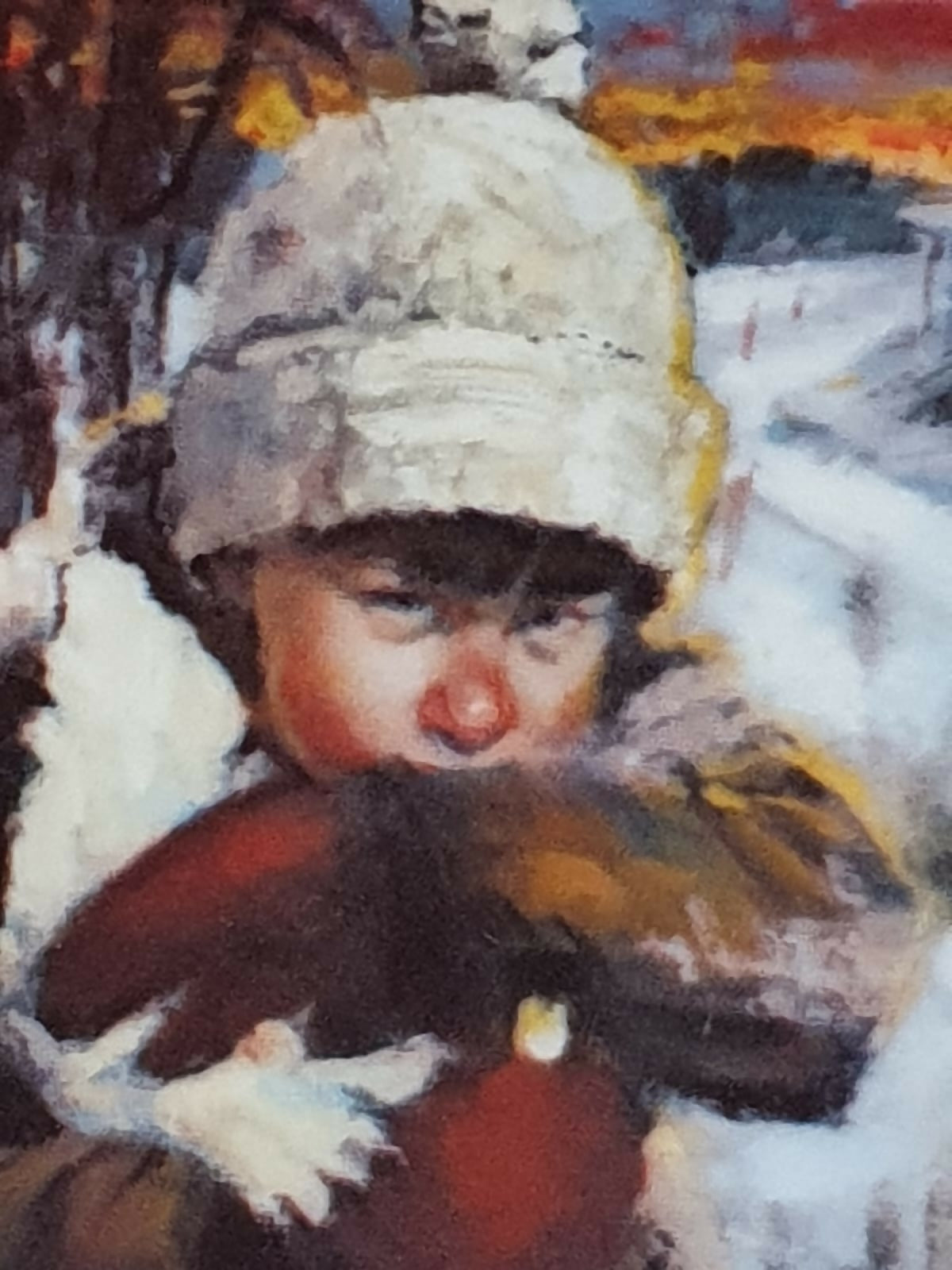 Prato decorativo em porcelana canadense Dominion &quot;Dreams of Glory&quot;, 1986. Incrivel!