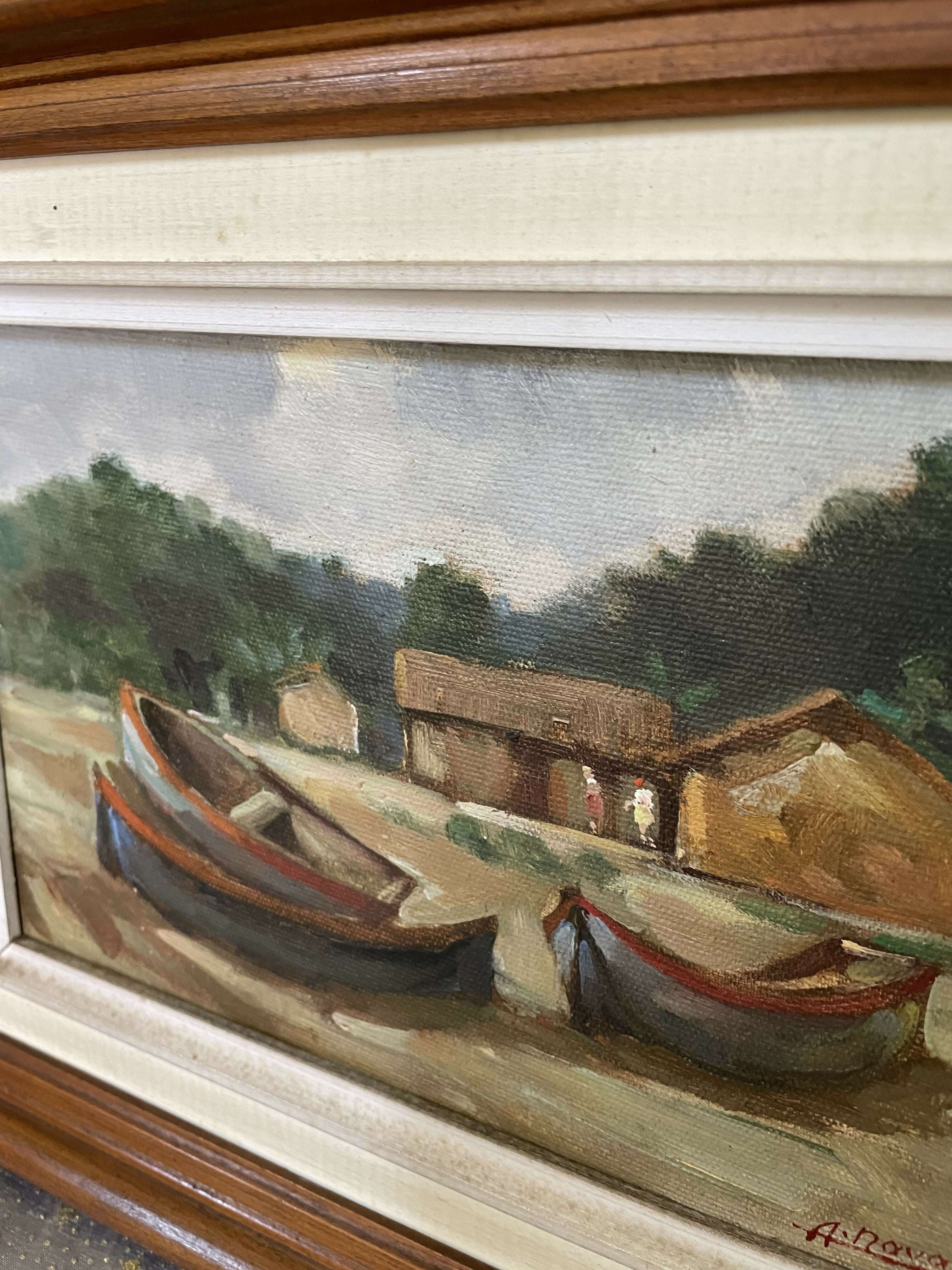 Tela Alcides Navajas impressionista brasileiro