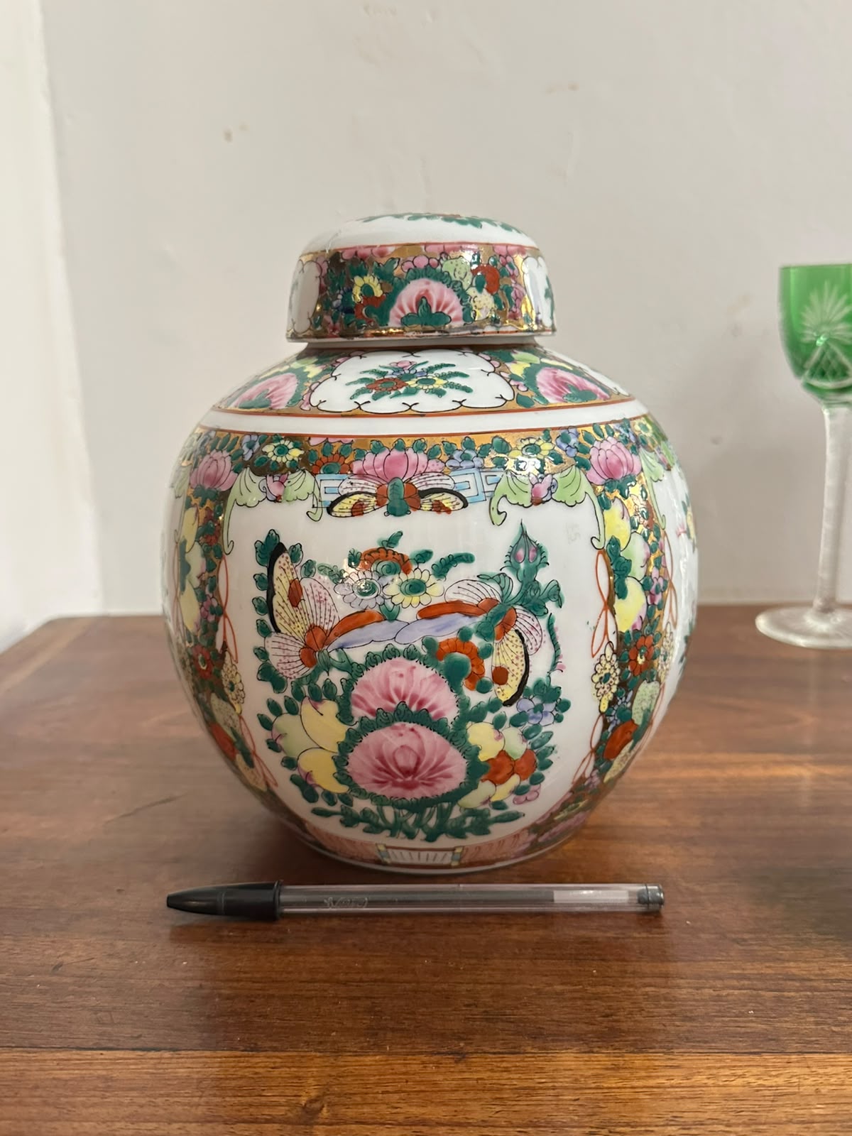 Grande Potiche Família Rosa em porcelana chinesa