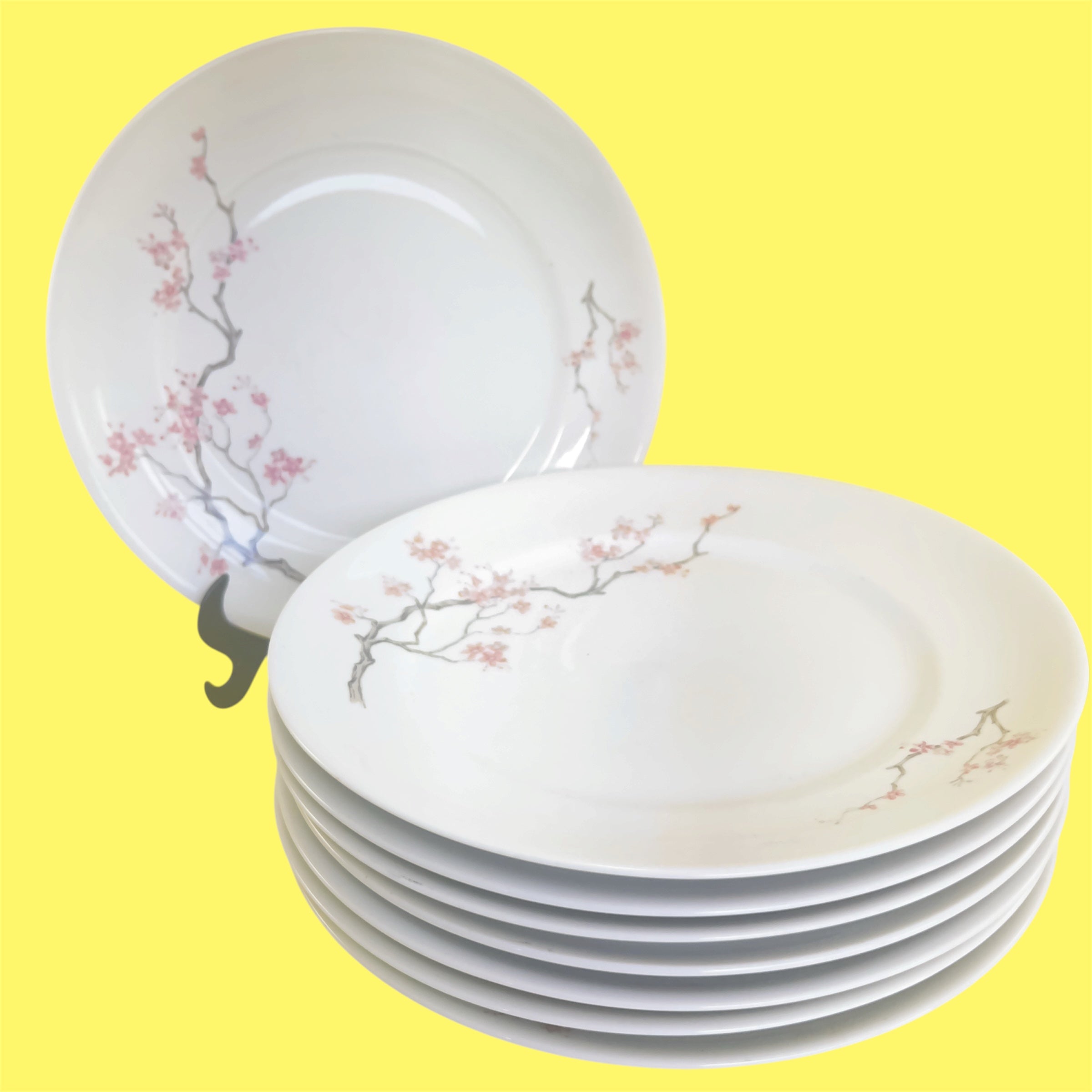 Jogo de Jantar Porcelana Schmidt Déc.1980 - Flor de Cerejeira 