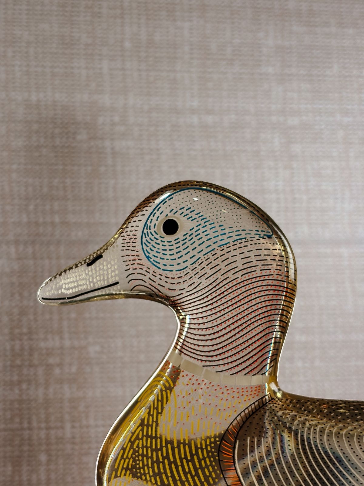 Colecionável Escultura De Pato Abraham Palatnik Em Acrílico | Brasil, Anos 1970