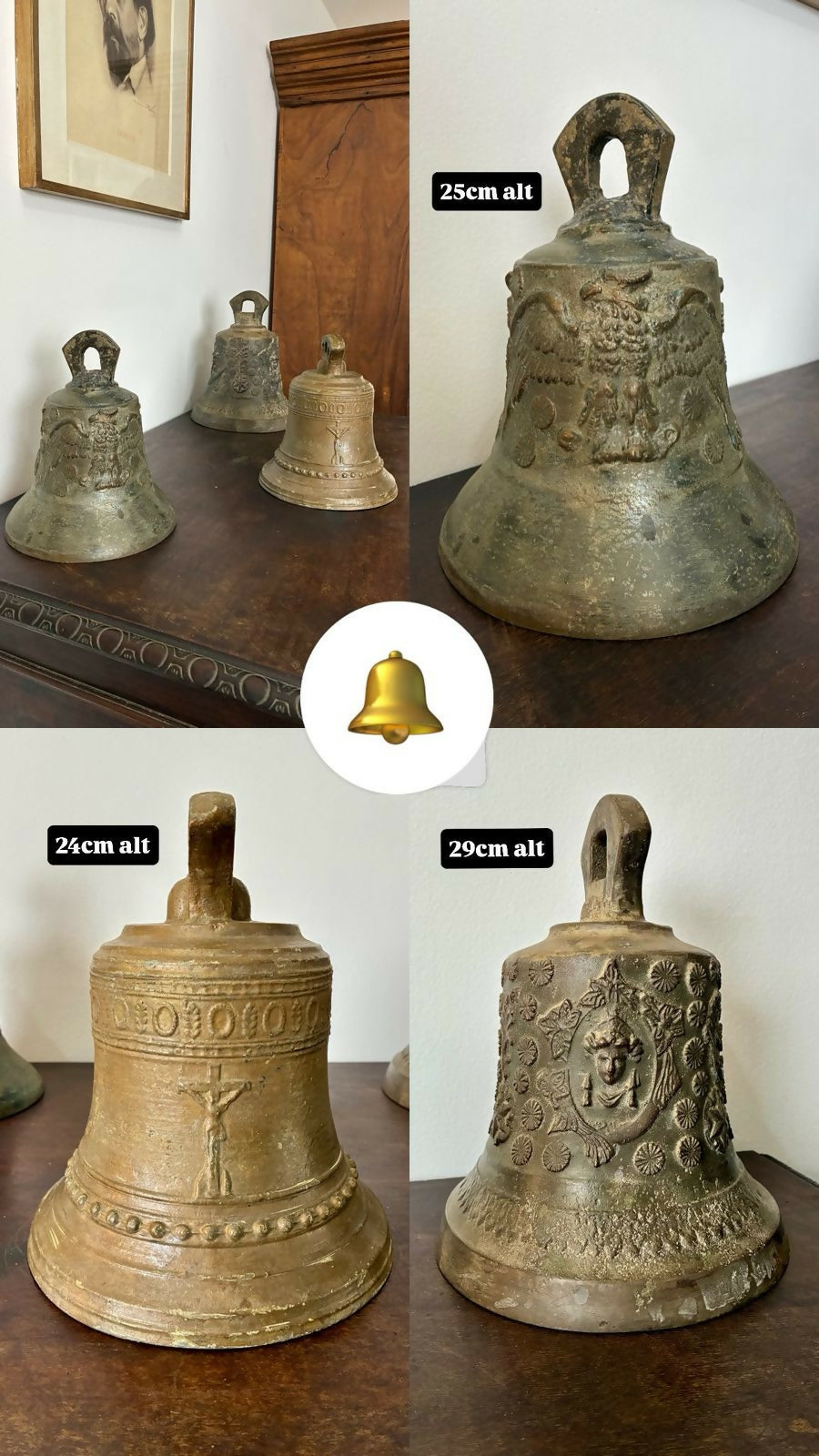 Sinos Antigos (valor unitário)