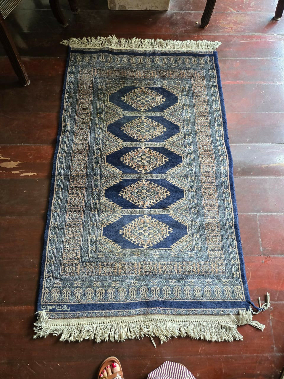 Tapete decorativo de inspiração oriental – anos 1990