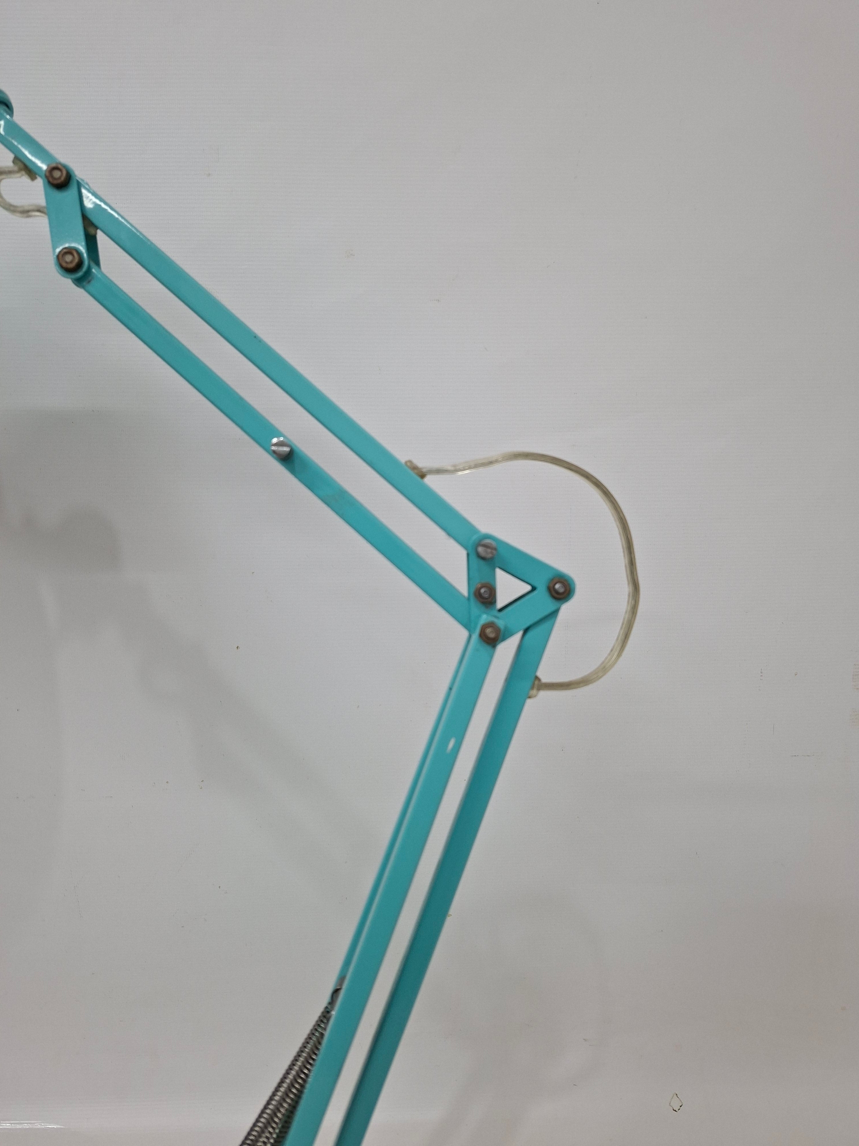 Luminária Design Azul Turquesa