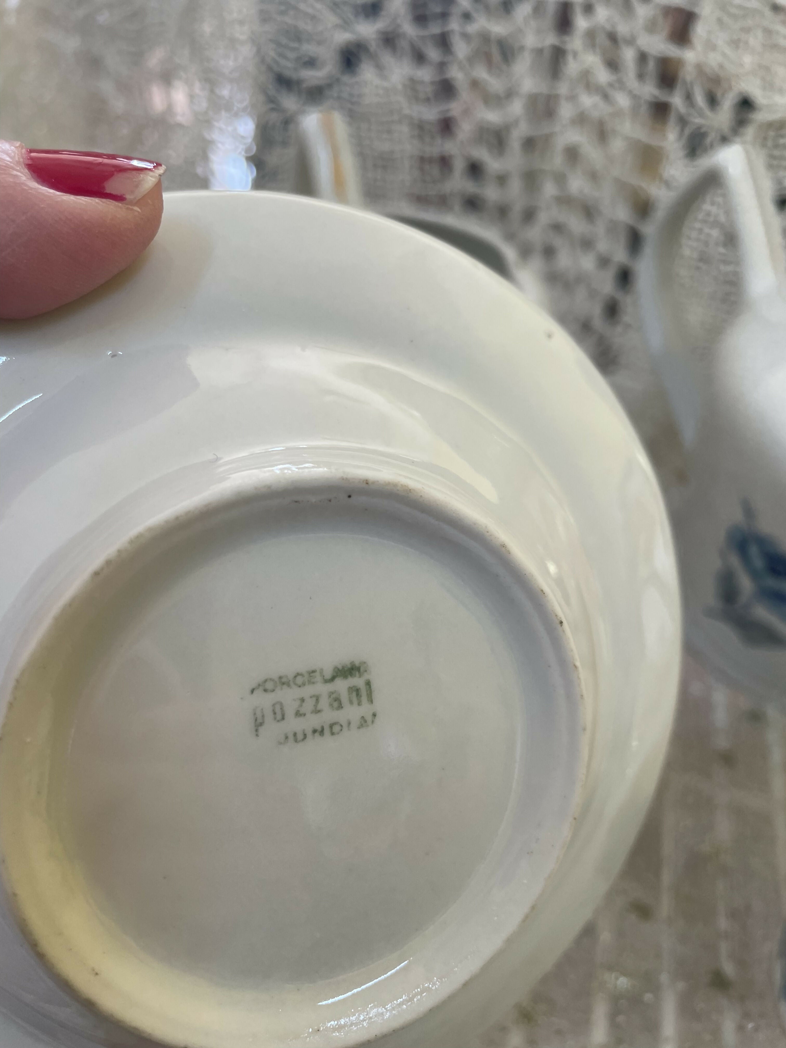 Jogo de chá ou café Pozzanni Jundiaí