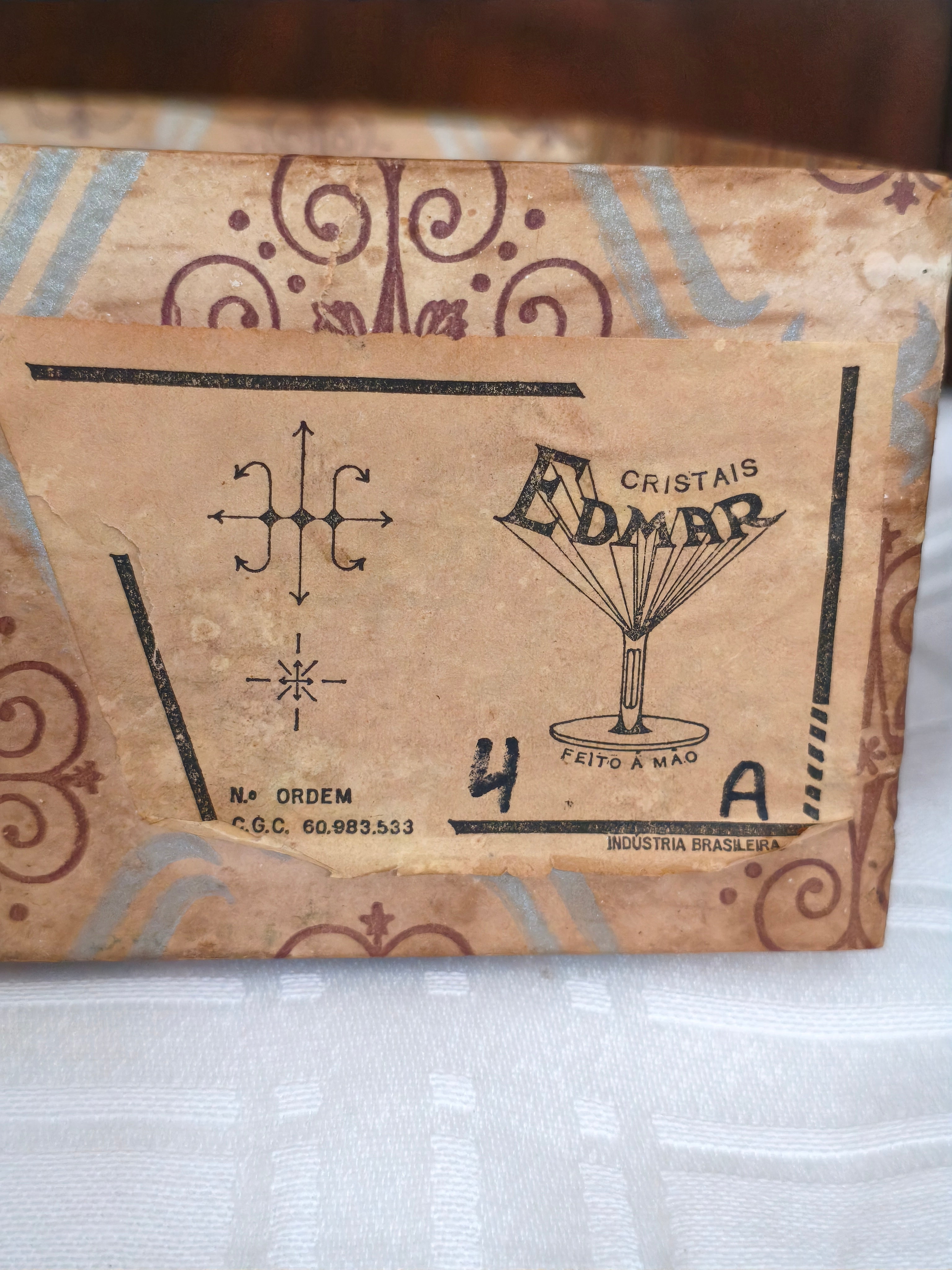 Conjunto 6 Copos Cristais Edmar