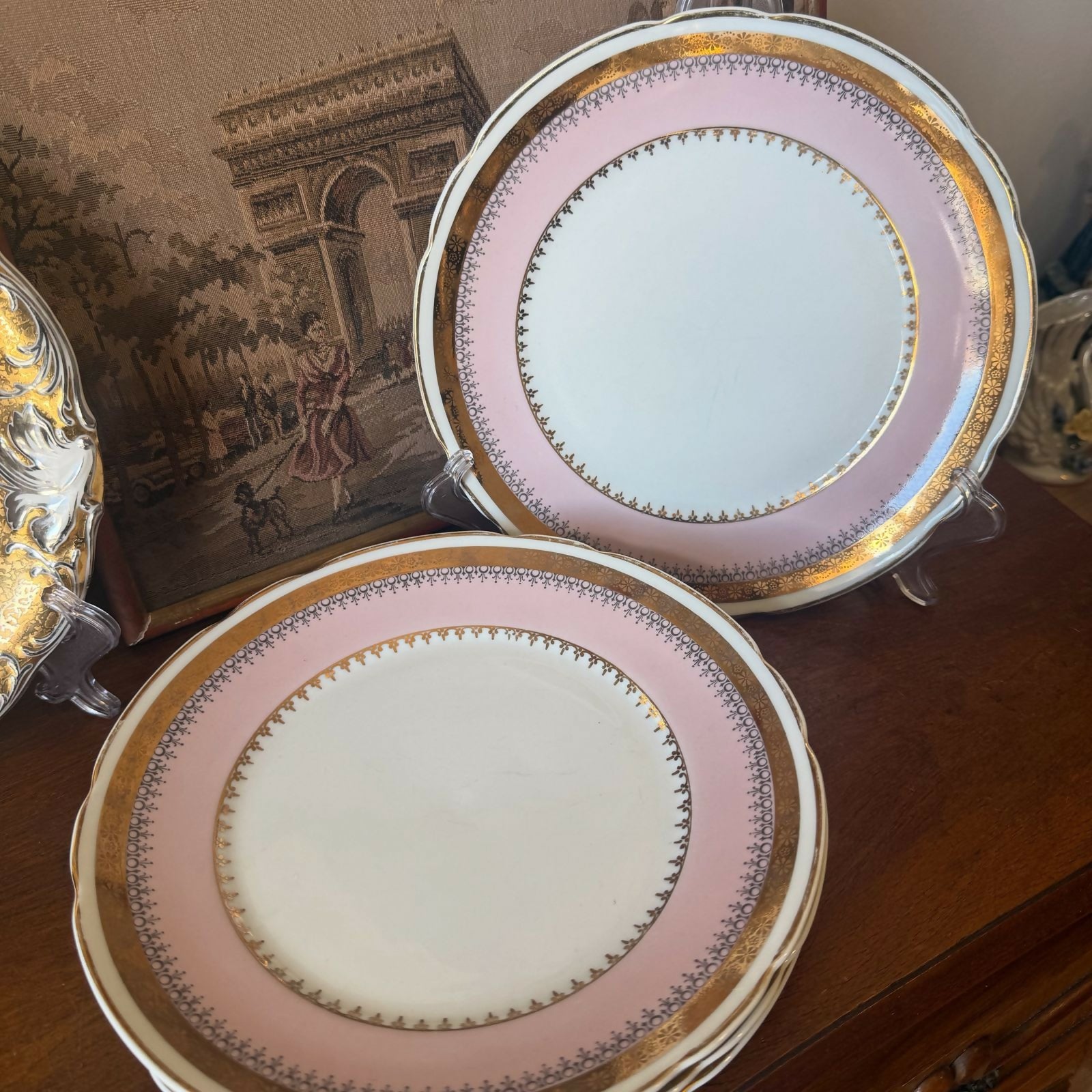 Pratos Rasos Manufatura Porcelana Real Brasil (4 unidades)