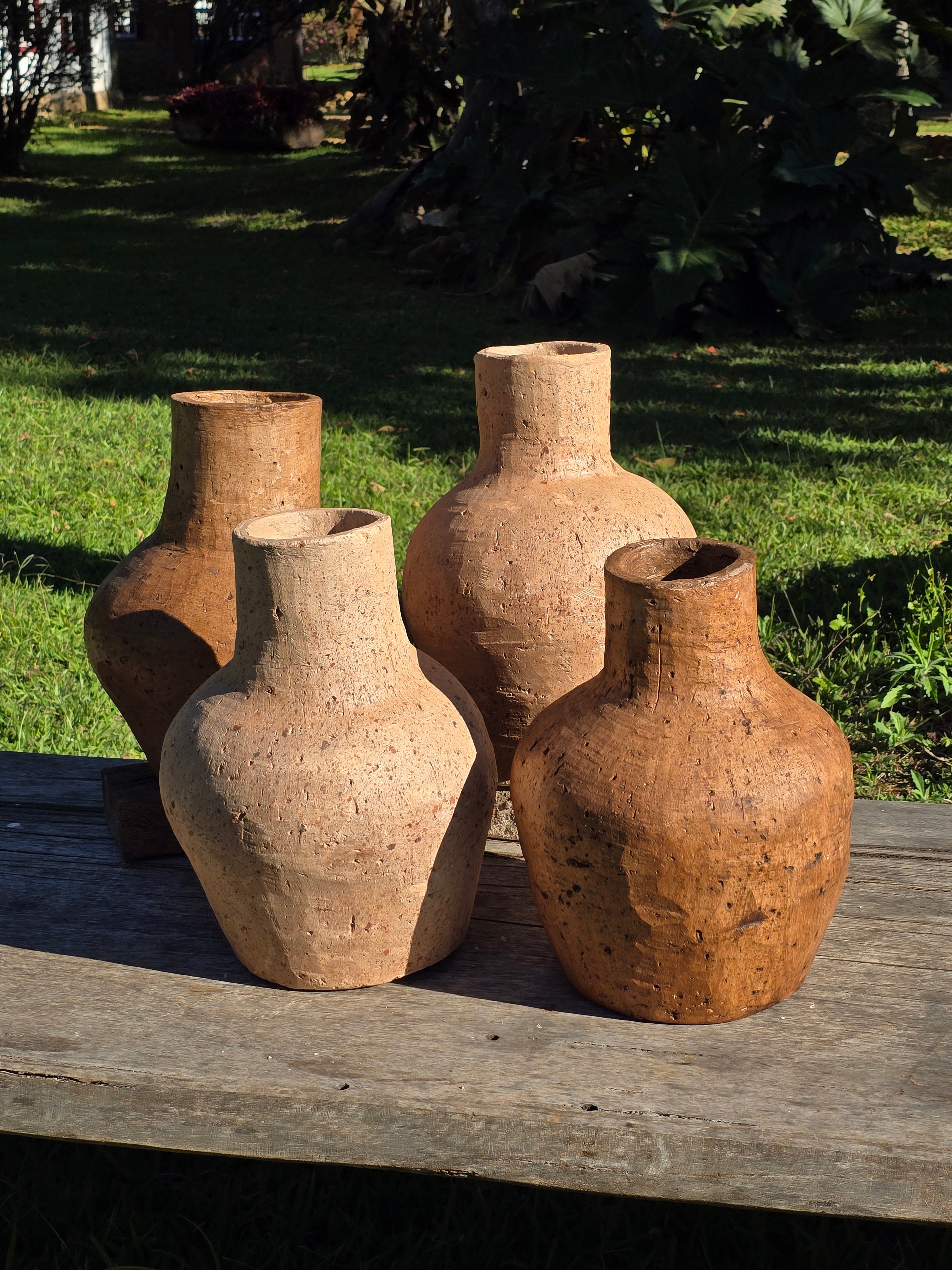 Vaso de Barro Natural ou Encerado (Valor Unitário)